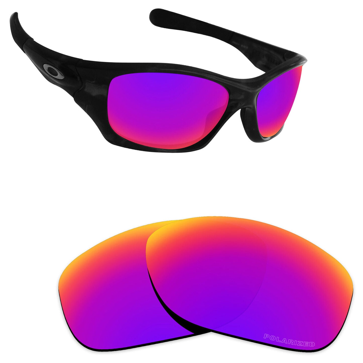 Hawkry Polarized Replacement Len for-Oakley Pit Bull Asian Fit Sunglass-Multiple