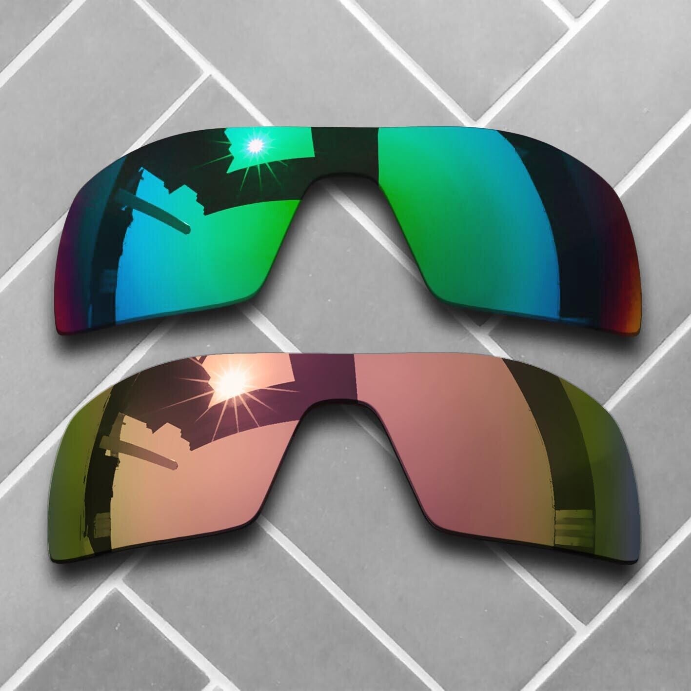 Polarized Replacement lenses for-Oakley Batwolf Anti-Scratch Multiple Choices US