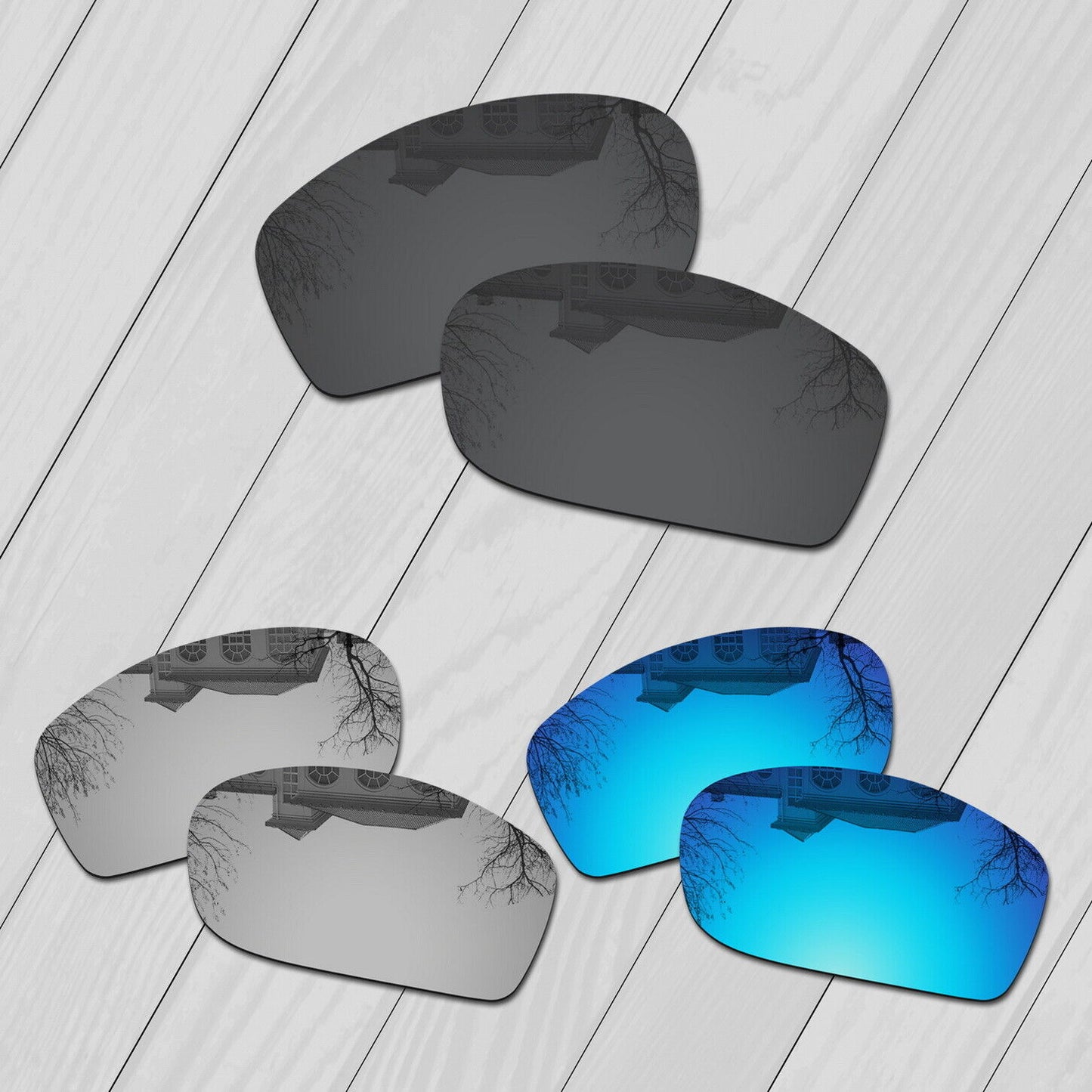 POLARIZED Replacement Lot Lenses For-Oakley Jawbone Anti-Scratch