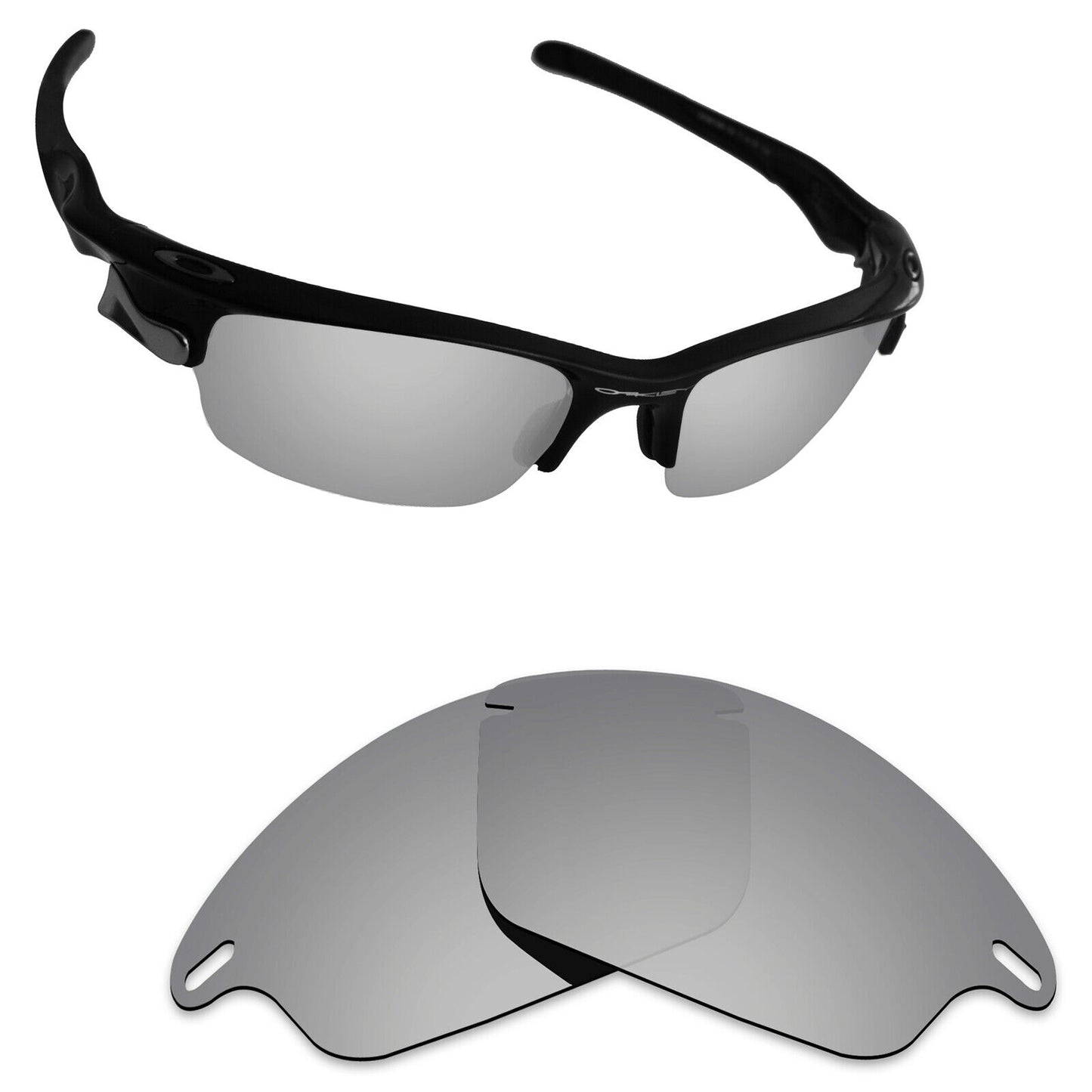 Hawkry Polarized Replacement Lenses for-Oakley Fast Jacket OO9097 - Options