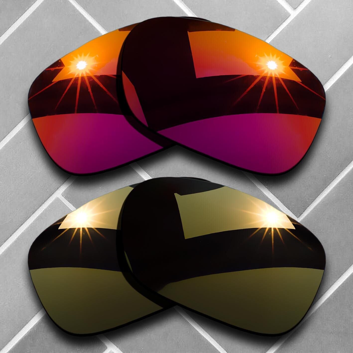 Polarized Replacement lenses for-Oakley Twoface Anti-Scratch Multiple Choices US