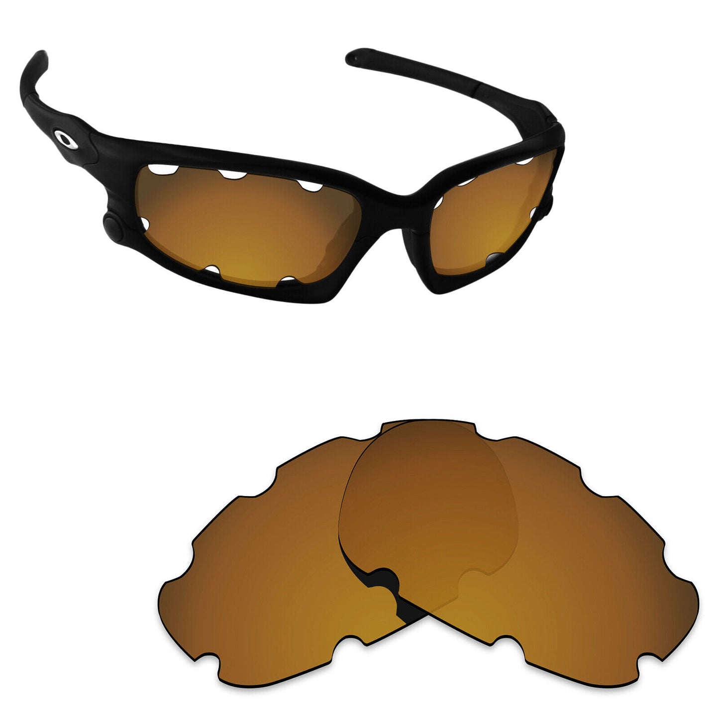 Hawkry Polarized Replacement Lens for-Oakley Split Jacket Vented OO9099 Multiple