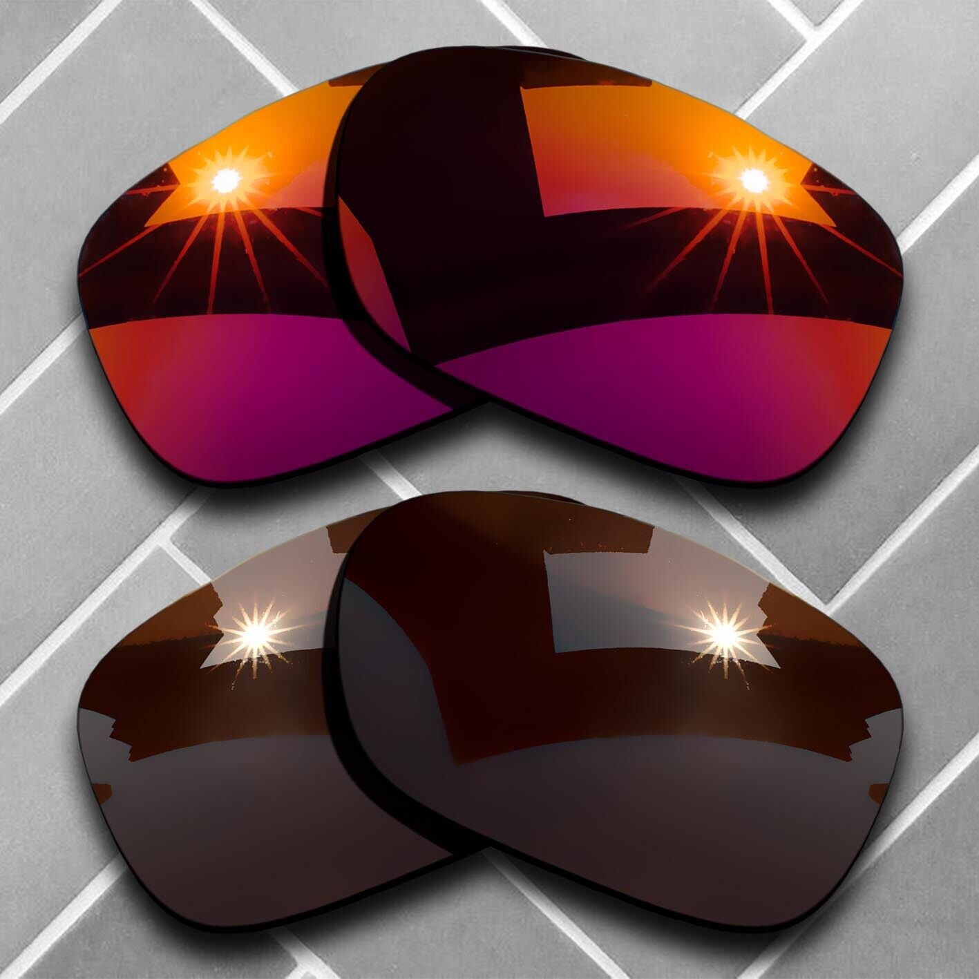 Polarized Replacement lenses for-Oakley Twoface Anti-Scratch Multiple Choices US