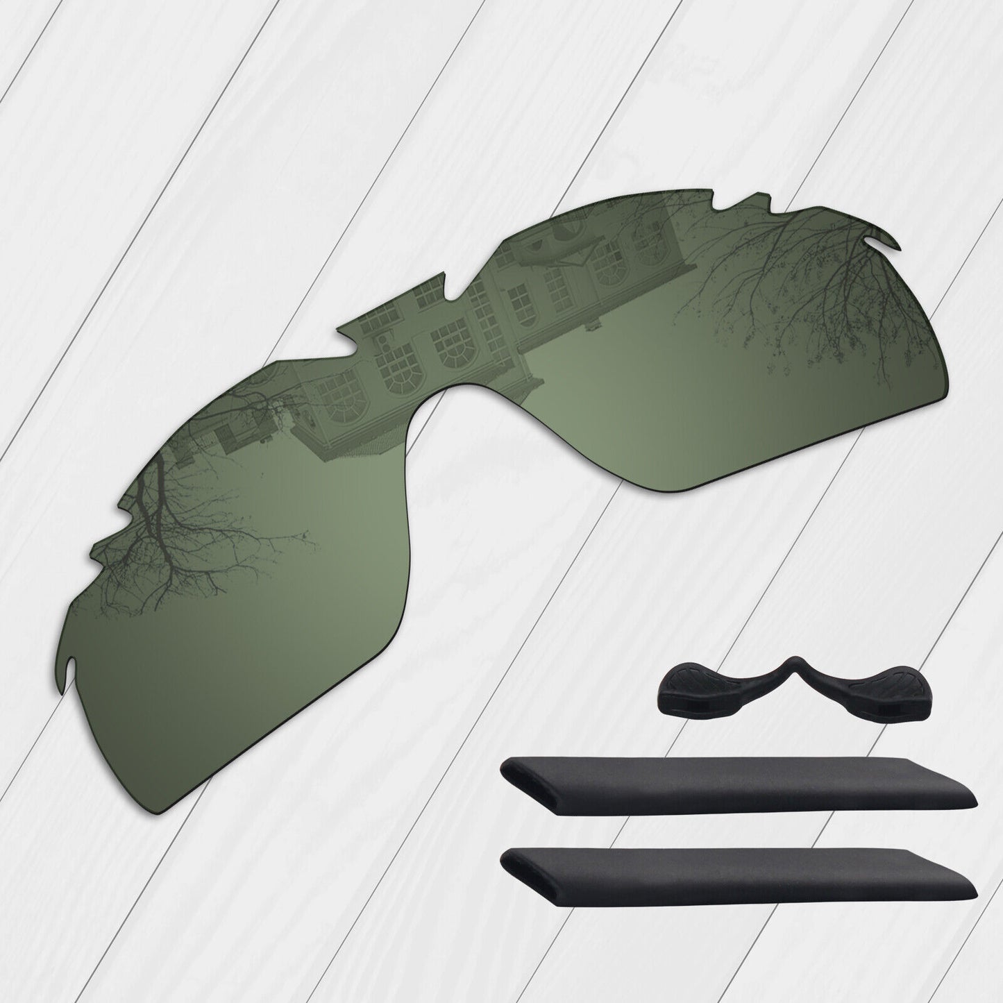 POLARIZED Replacement Lens&Kit For-Oakley Radarlock XL Vented OO9196 Options