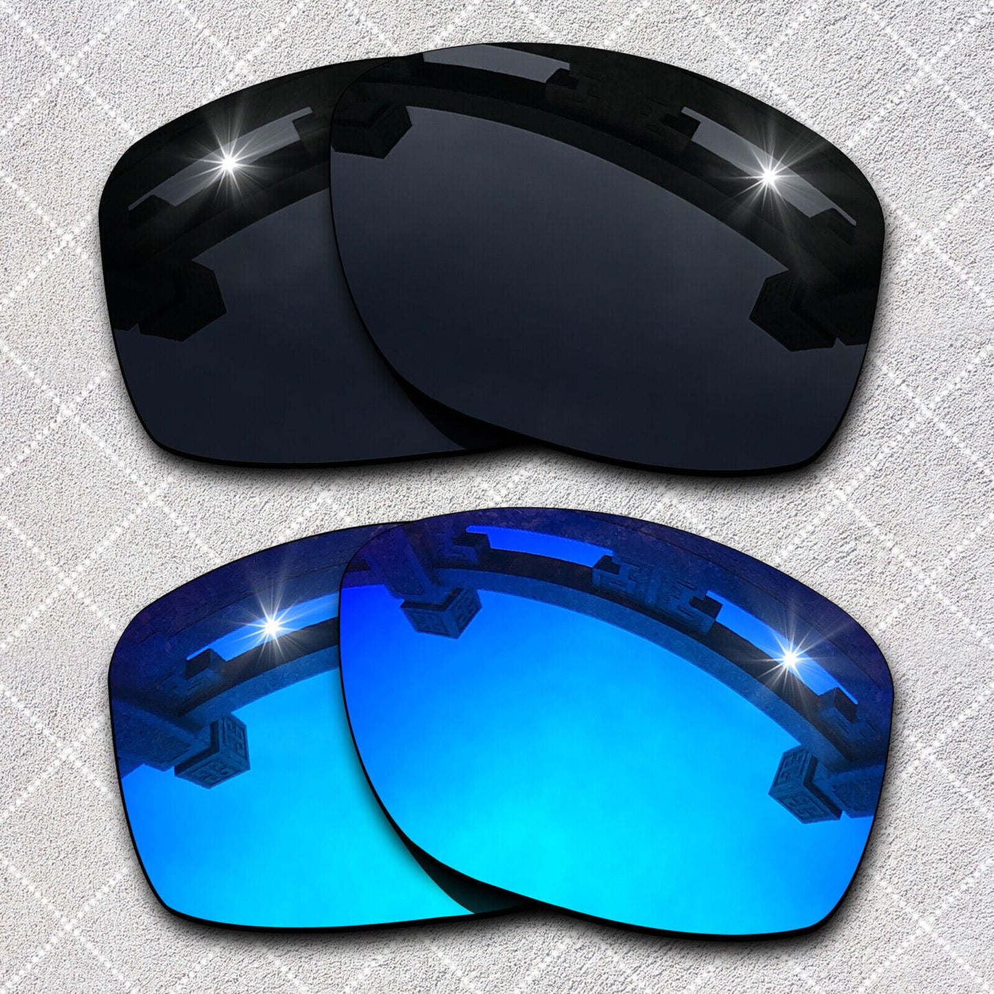 HeyRay Replacement Lenses for Pit Bull Asian Fit OO9161 Sunglasses Polarized-Opt