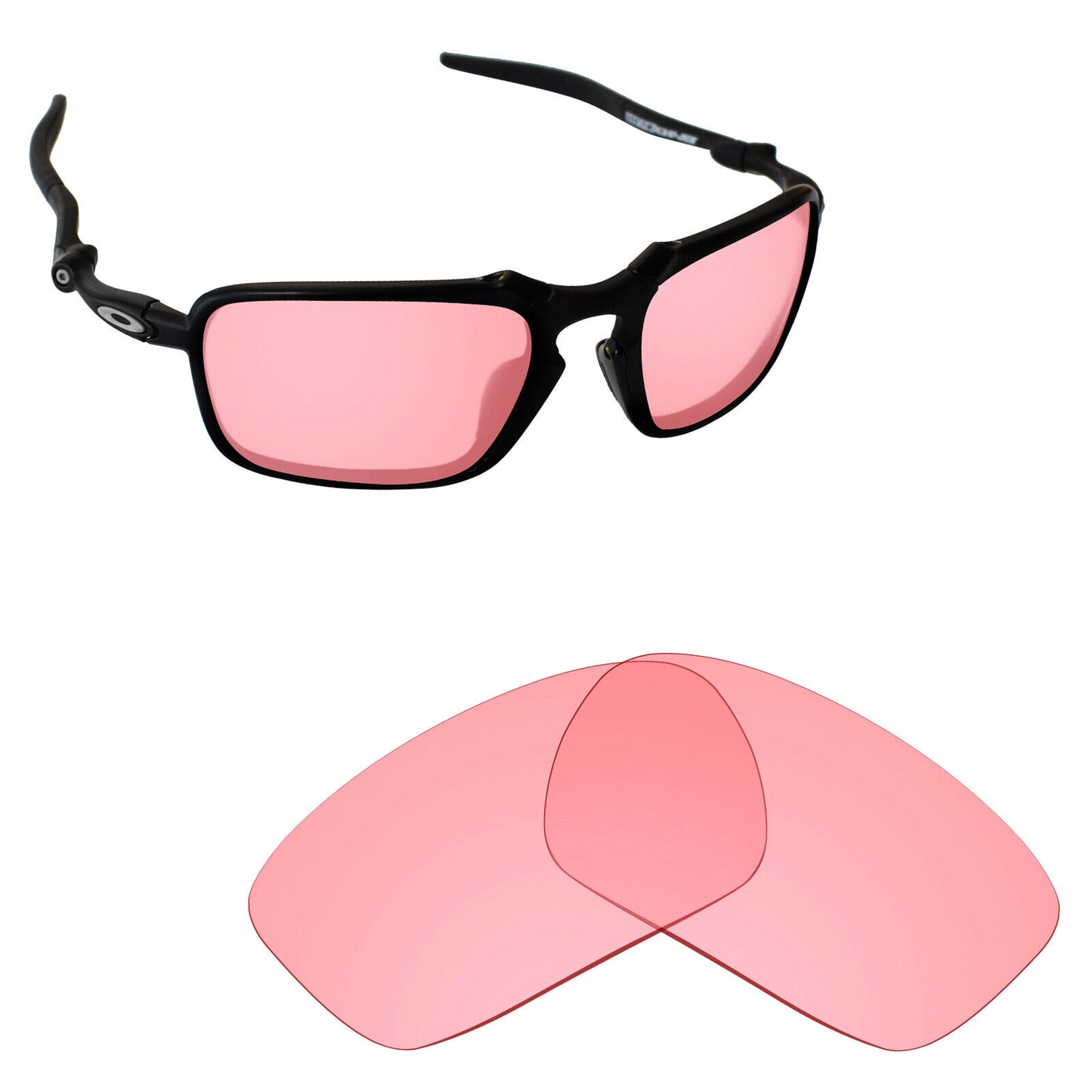 Hawkry Polarized Replacement Lenses for-Oakley Badman OO6020 Sunglass - Multiple