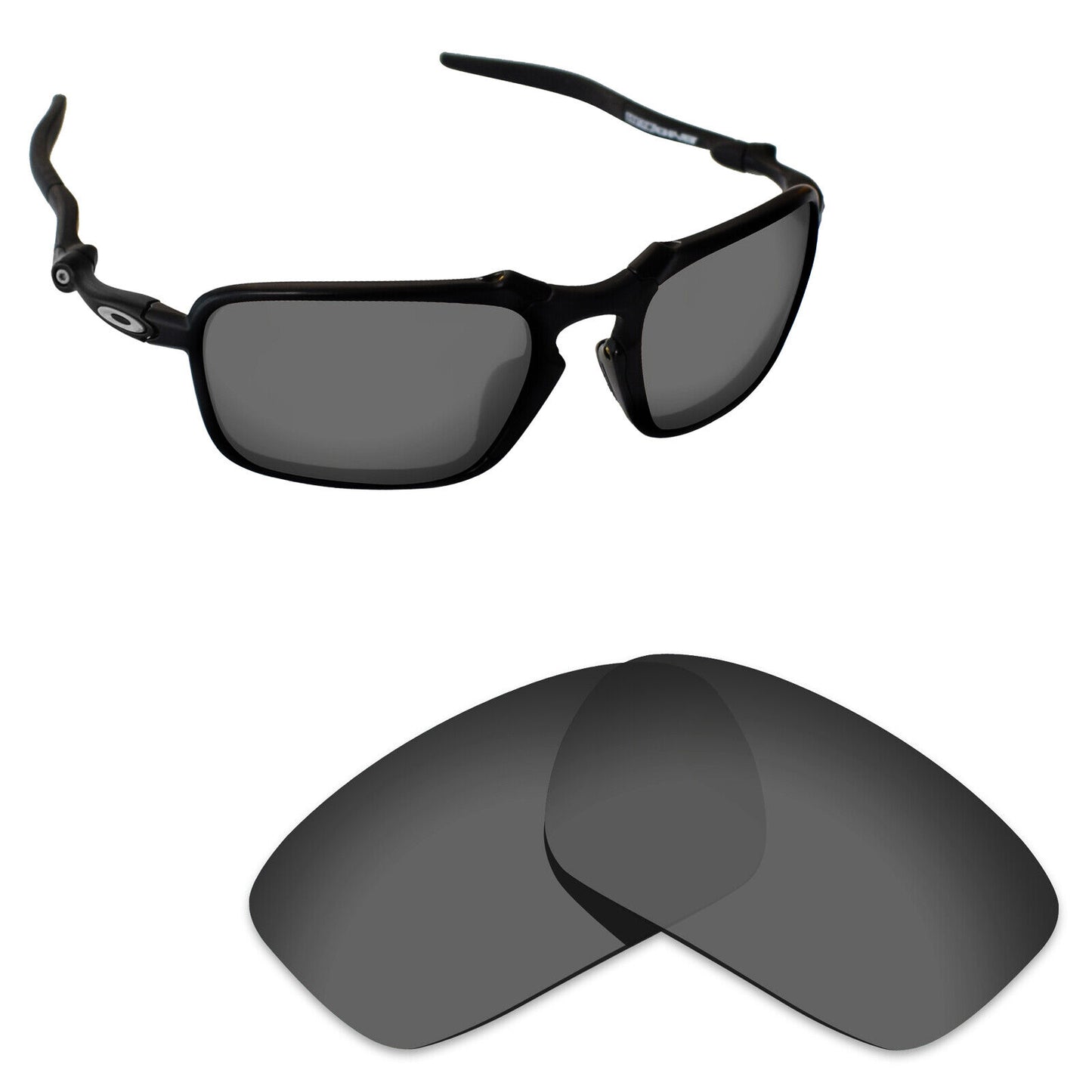Hawkry Polarized Replacement Lenses for-Oakley Badman OO6020 Sunglass - Multiple