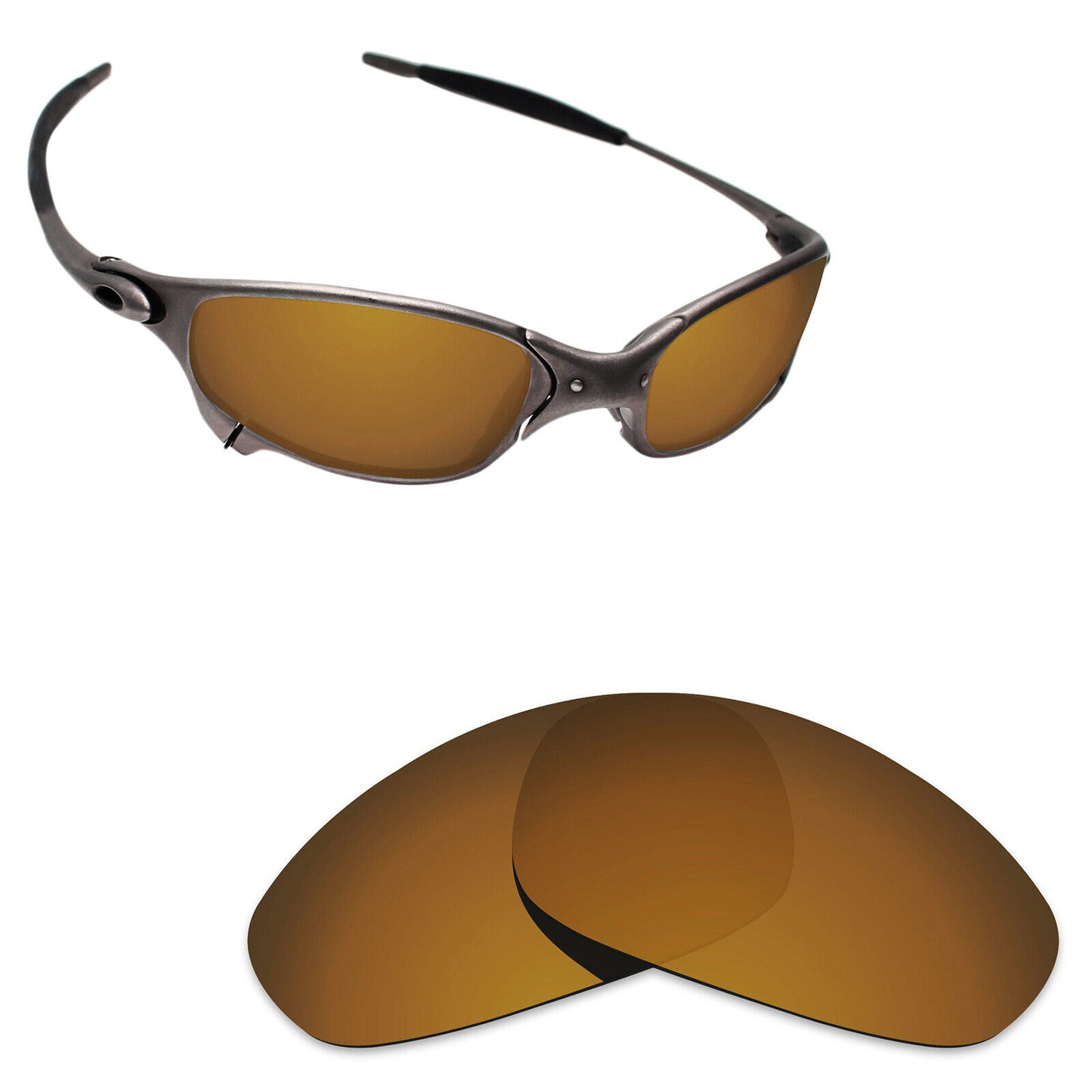 Hawkry Polarized Replacement Lenses for-Oakley Juliet Sunglass - Multiple