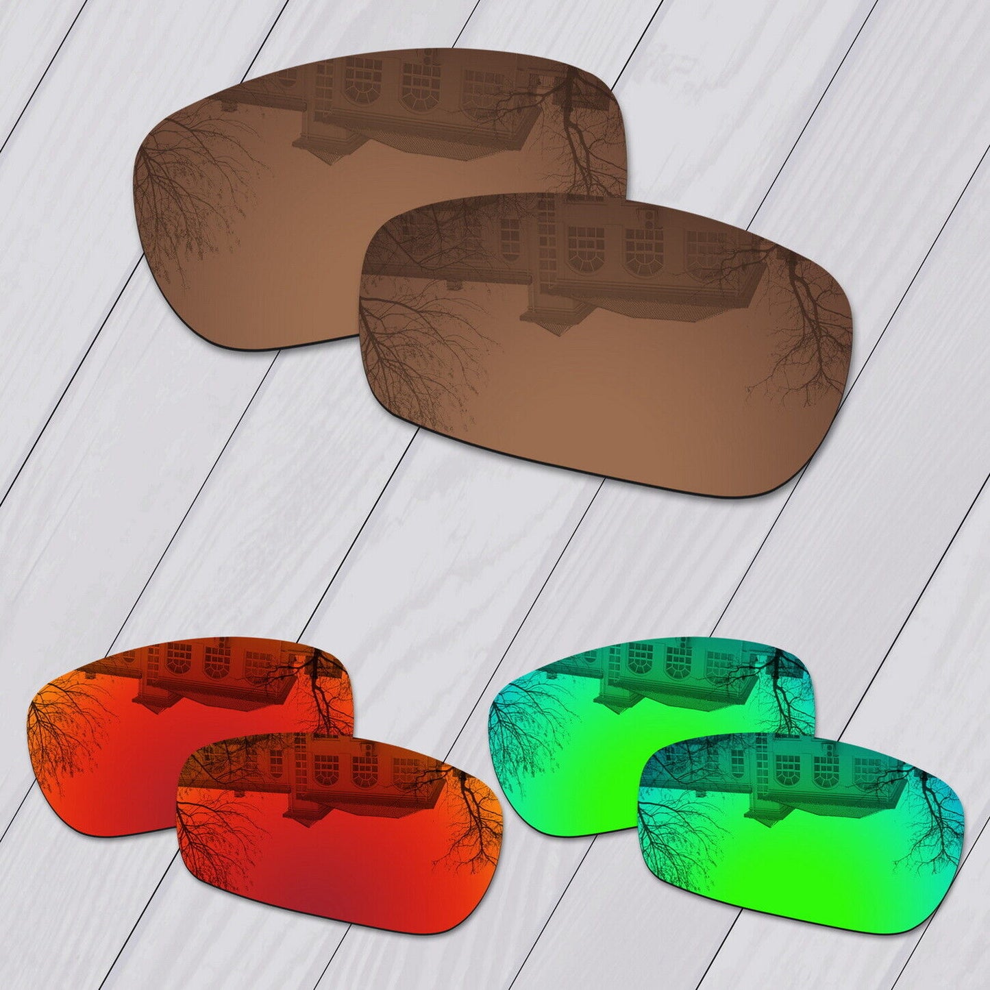 POLARIZED Replacement Lens&Kit For-Oakley Crosshair 2.0 OO4044 Anti-Scratch