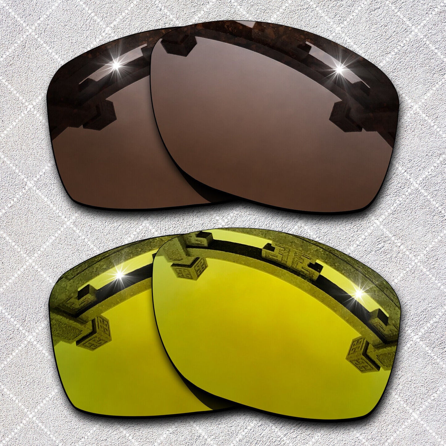 HeyRay Replacement Lenses for Pit Bull Asian Fit OO9161 Sunglasses Polarized-Opt