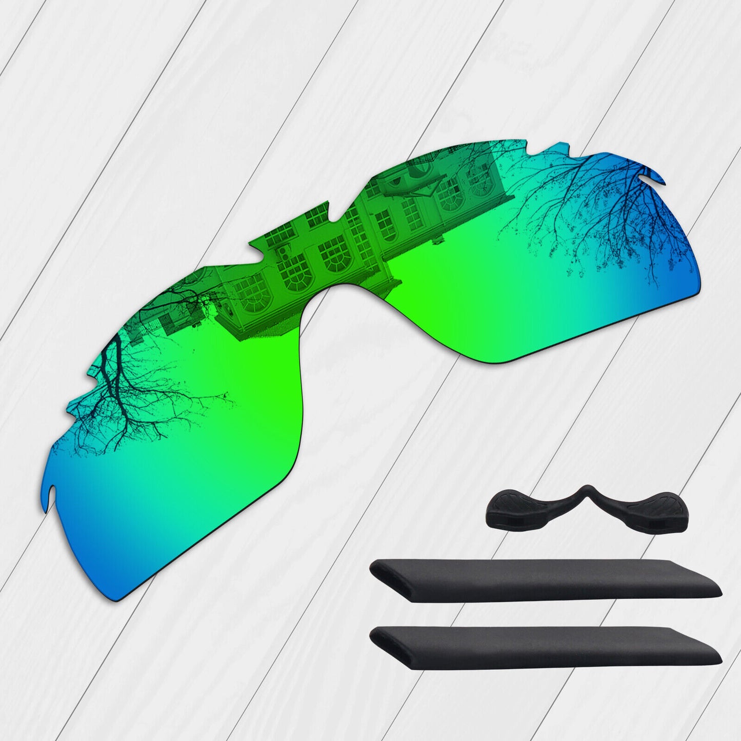 POLARIZED Replacement Lens&Kit For-Oakley Radarlock XL Vented OO9196 Options