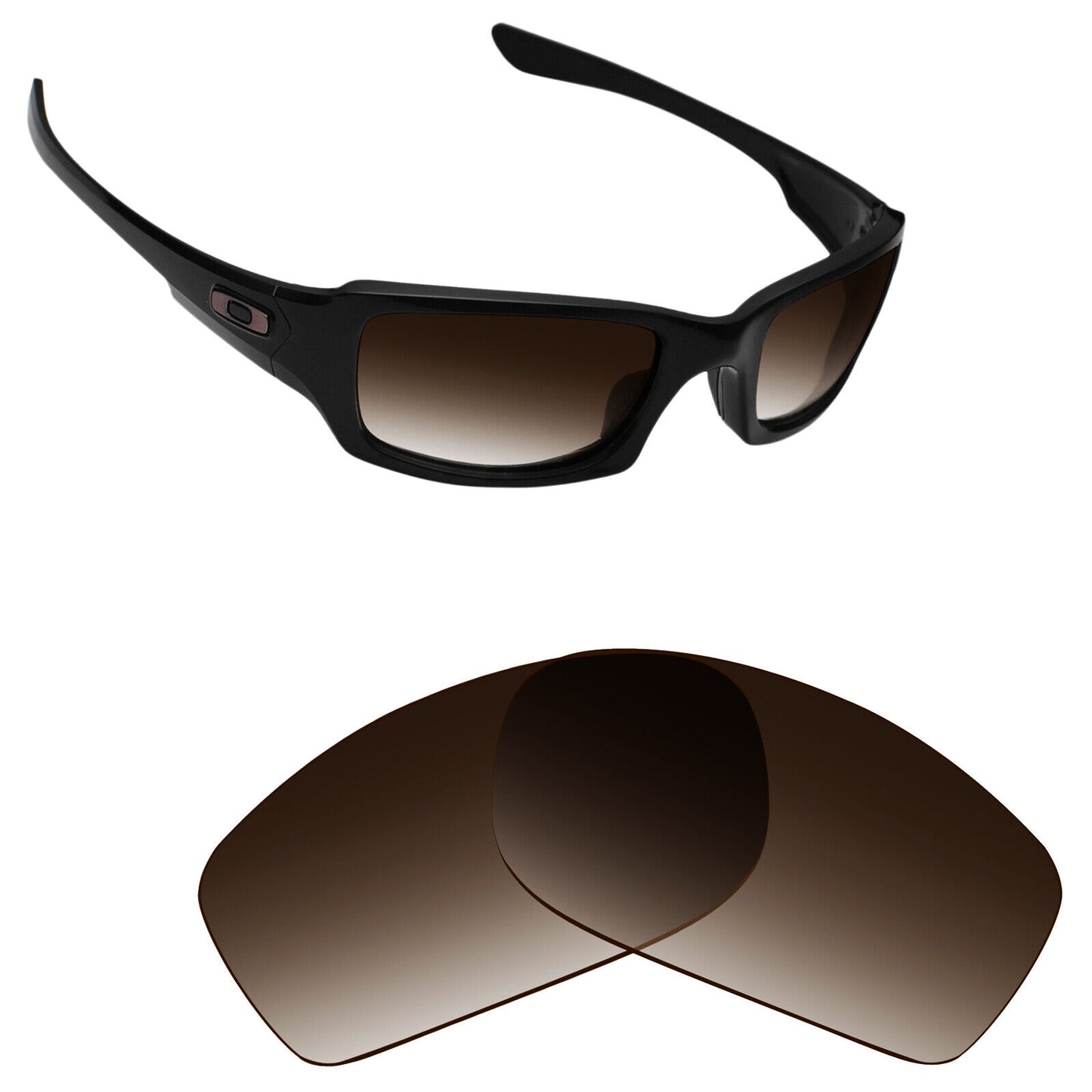 Hawkry Polarized Replacement Lenses for-Oakley Fives Squared Sunglass - Options