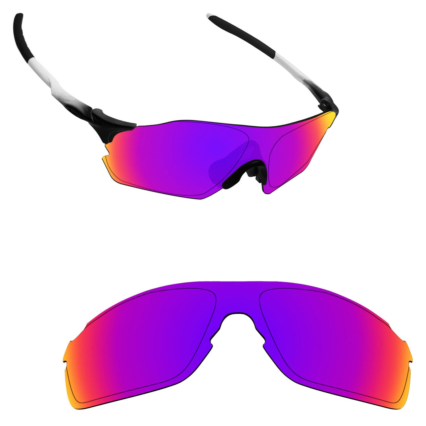 Hawkry Polarized Replacement Lenses for-Oakley EVZero Pitch OO9383 - Multiple