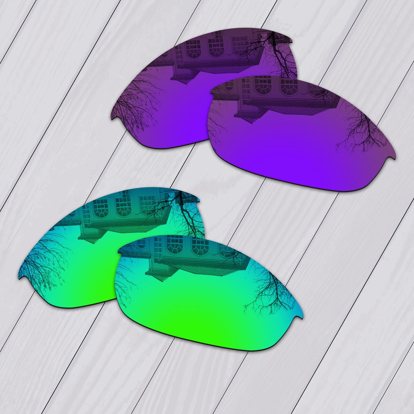 POLARIZED Replacement Lenses For-Oakley Half Jacket Sunglasses Anti-Scratch
