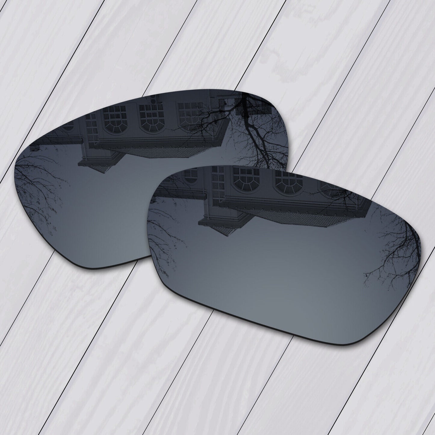 POLARIZED Replacement Lenses & Nose Pad For-Oakley Inmate Sunglass Anti-Scratch