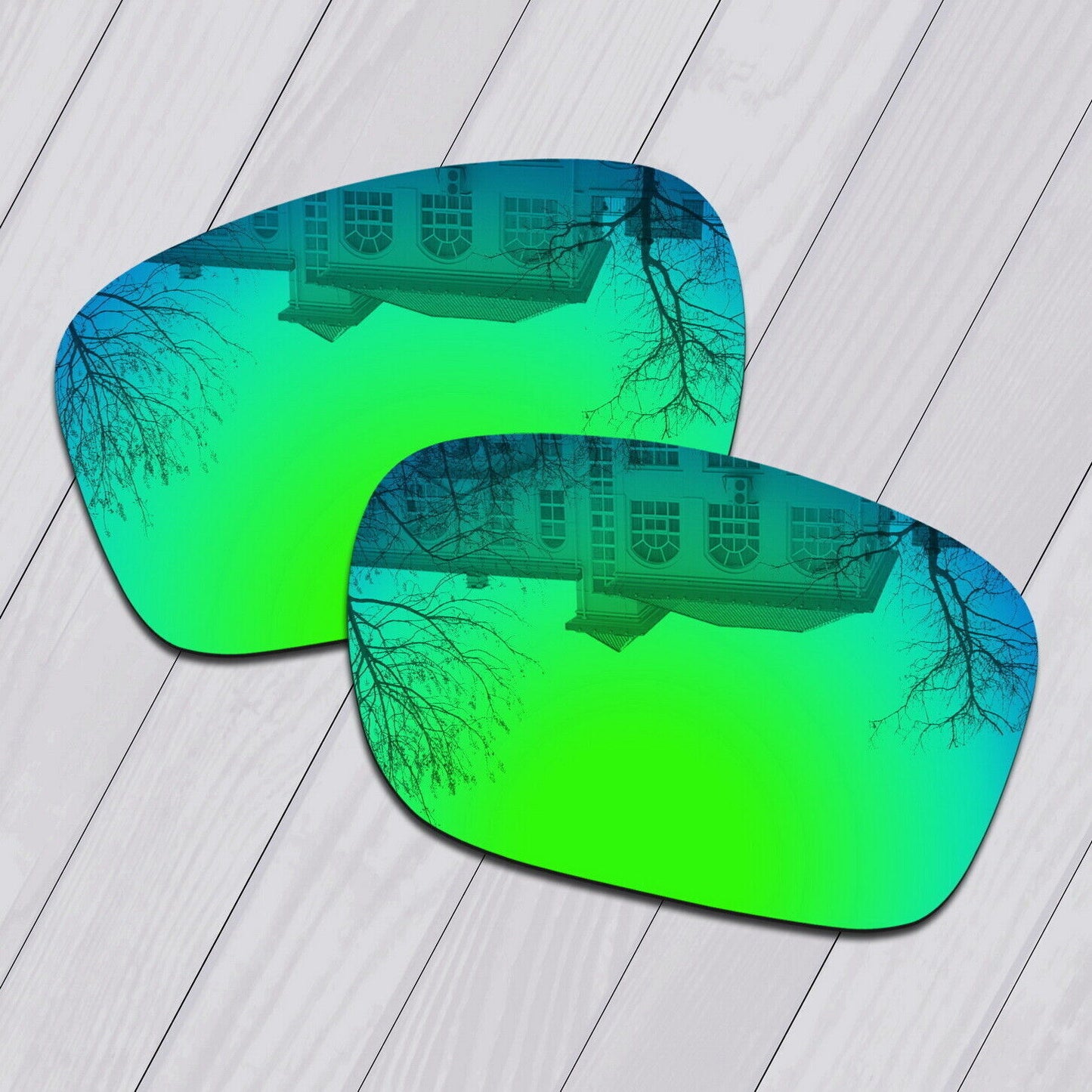 POLARIZED Replacement Lot Lenses&Nose Pad For-Oakley Turbine OO9263 Anti-Scratch