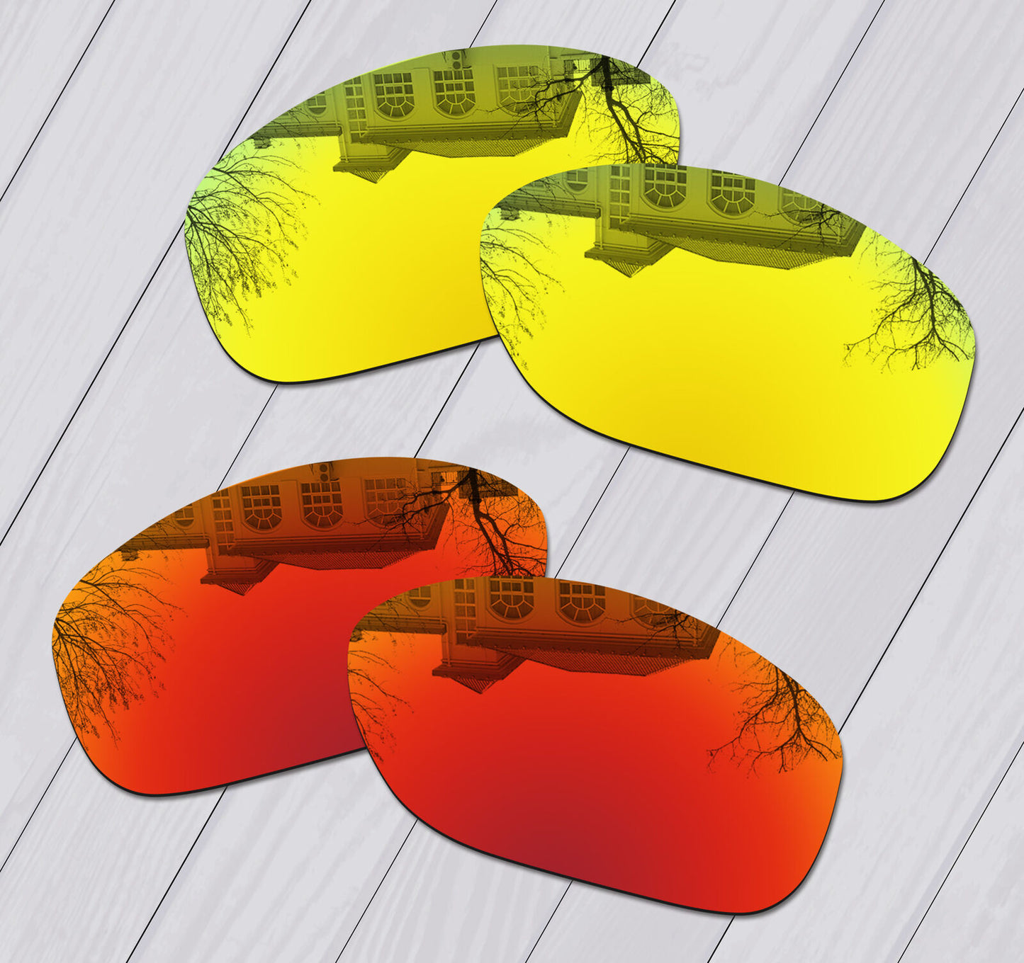 POLARIZED Replacement Lot Lenses For-Oakley Pit Bull OO9127 Anti-Scratch