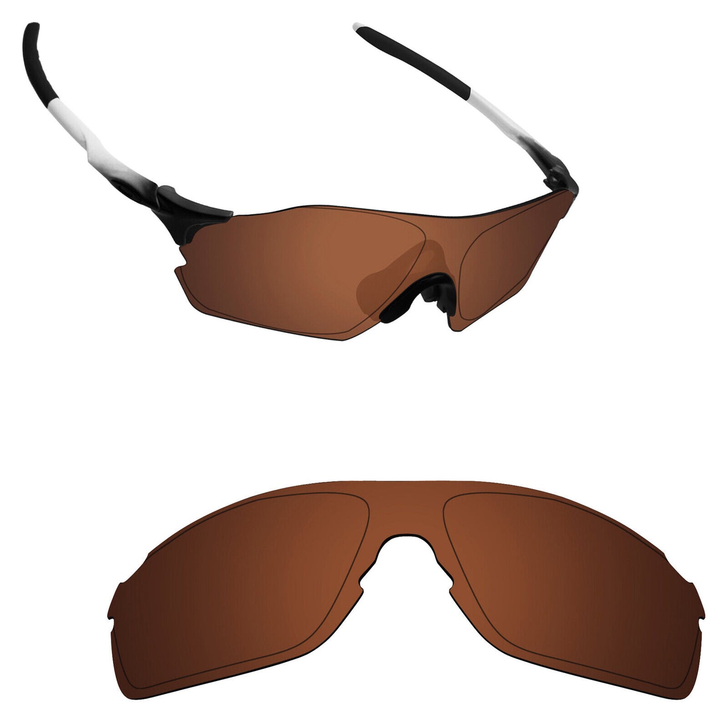 Hawkry Polarized Replacement Lenses for-Oakley EVZero Pitch OO9383 - Multiple