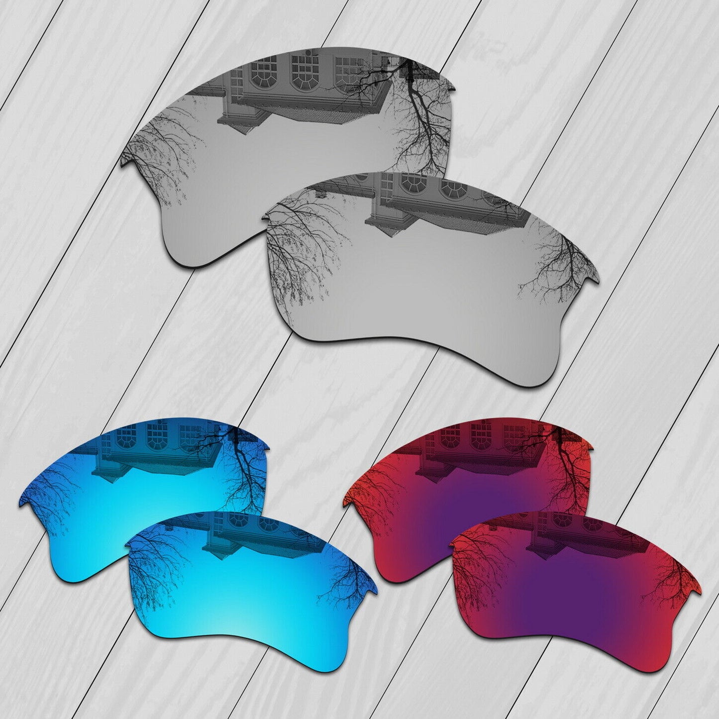 POLARIZED Replacement Lenses For-Oakley Half Jacket 2.0 XL OO9154 Sunglass