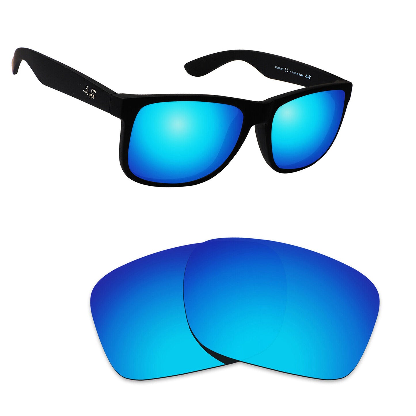 Hawkry Polarized Replacement Lenses for - RayBan-RB4165-55 Sunglass - Multiple