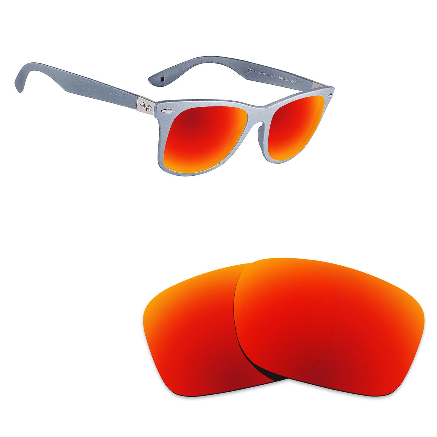 Hawkry Polarized Replacement Lenses for - RayBan-RB4195-52 Sunglass - Multiple