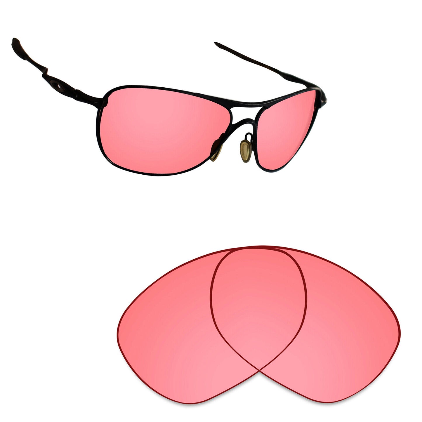 Hawkry Polarized Replacement Lens for-Oakley Crosshair New 2012 Sunglass