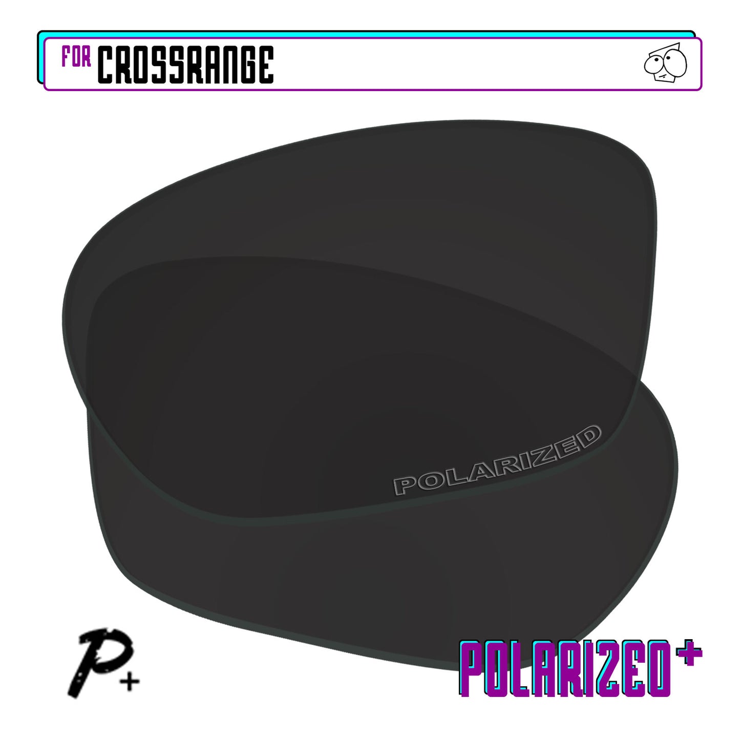 POLARIZED+ Replacement Lens For-Oakley Crossrange Sunglass Anti-Scratch