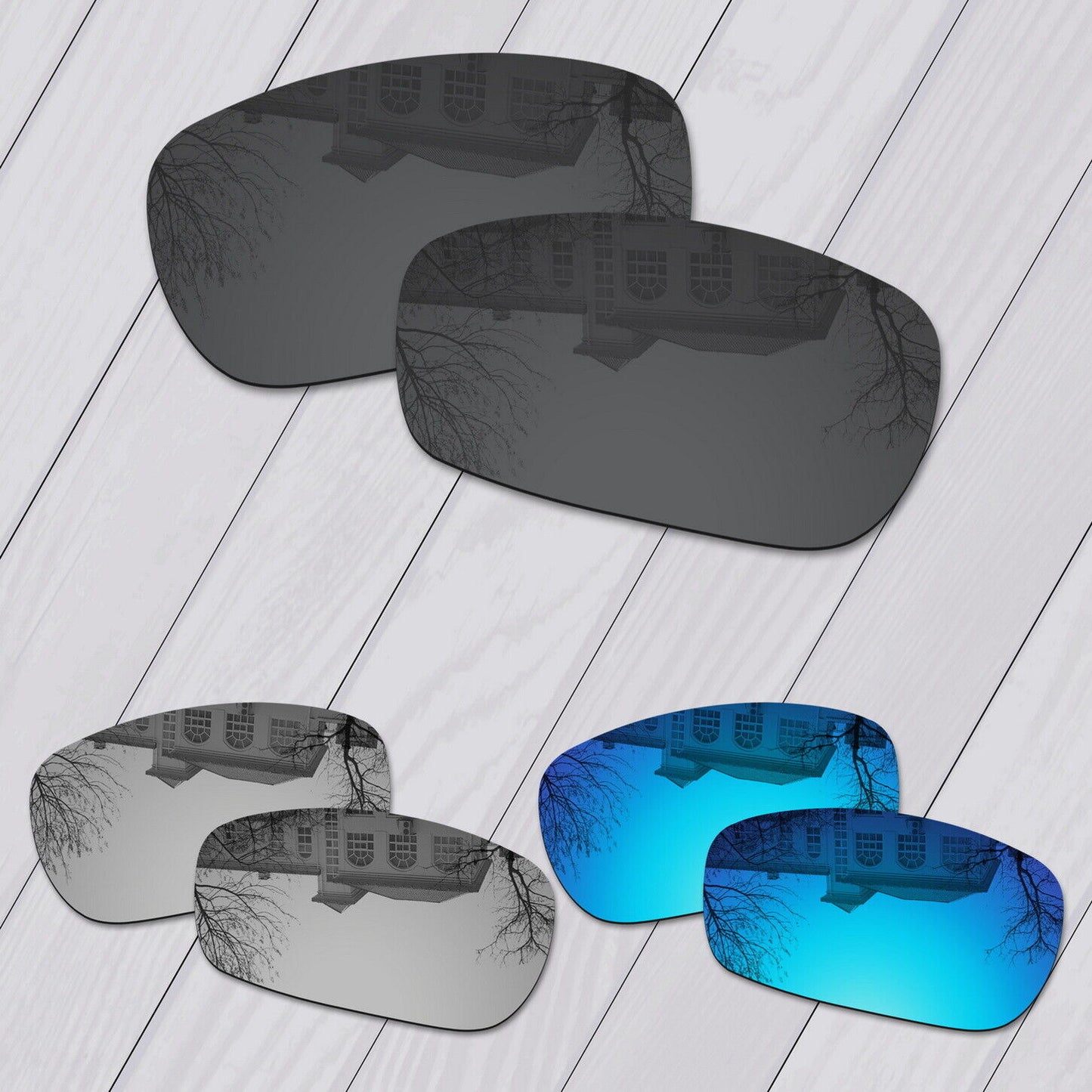 POLARIZED Replacement Lens&Kit For-Oakley Crosshair 2.0 OO4044 Anti-Scratch