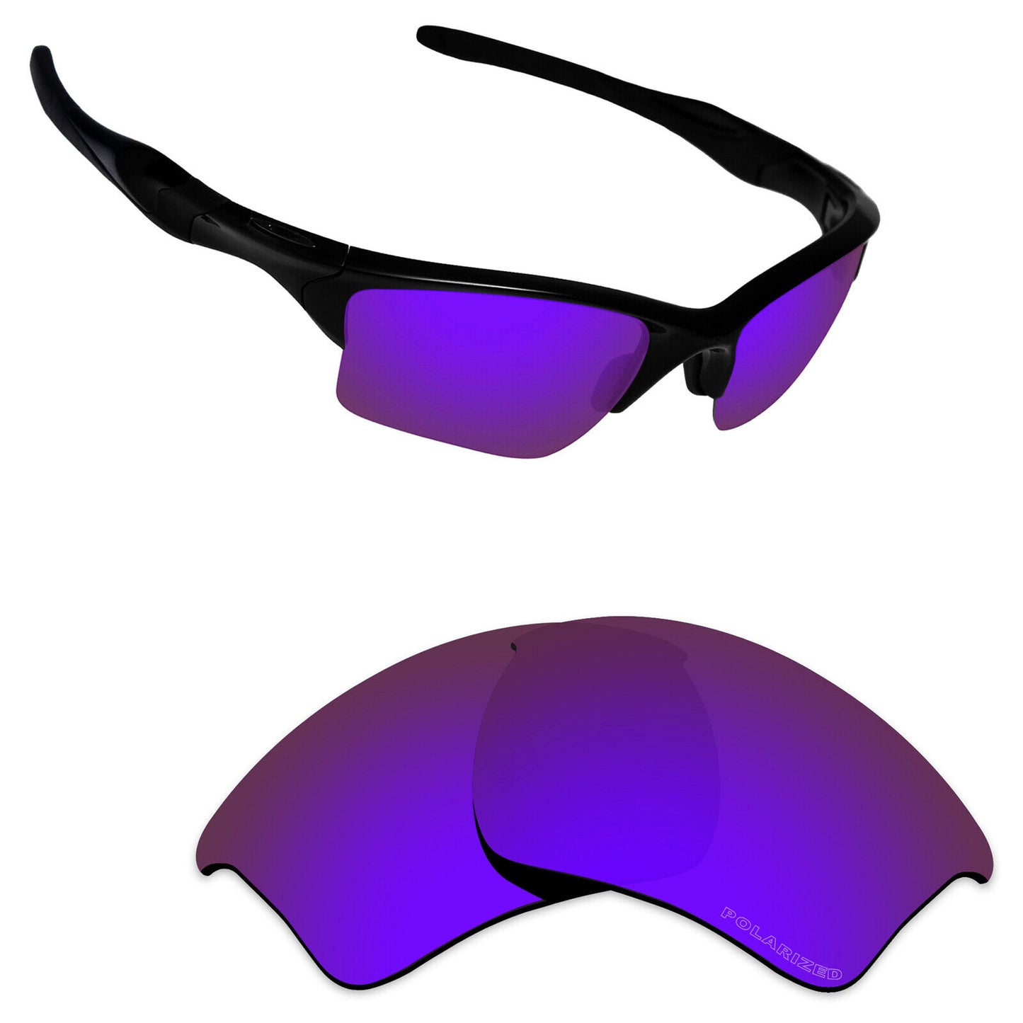 Hawkry Polarized Replacement Lens for-Oakley Half Jacket 2.0 XL OO9154 - Options