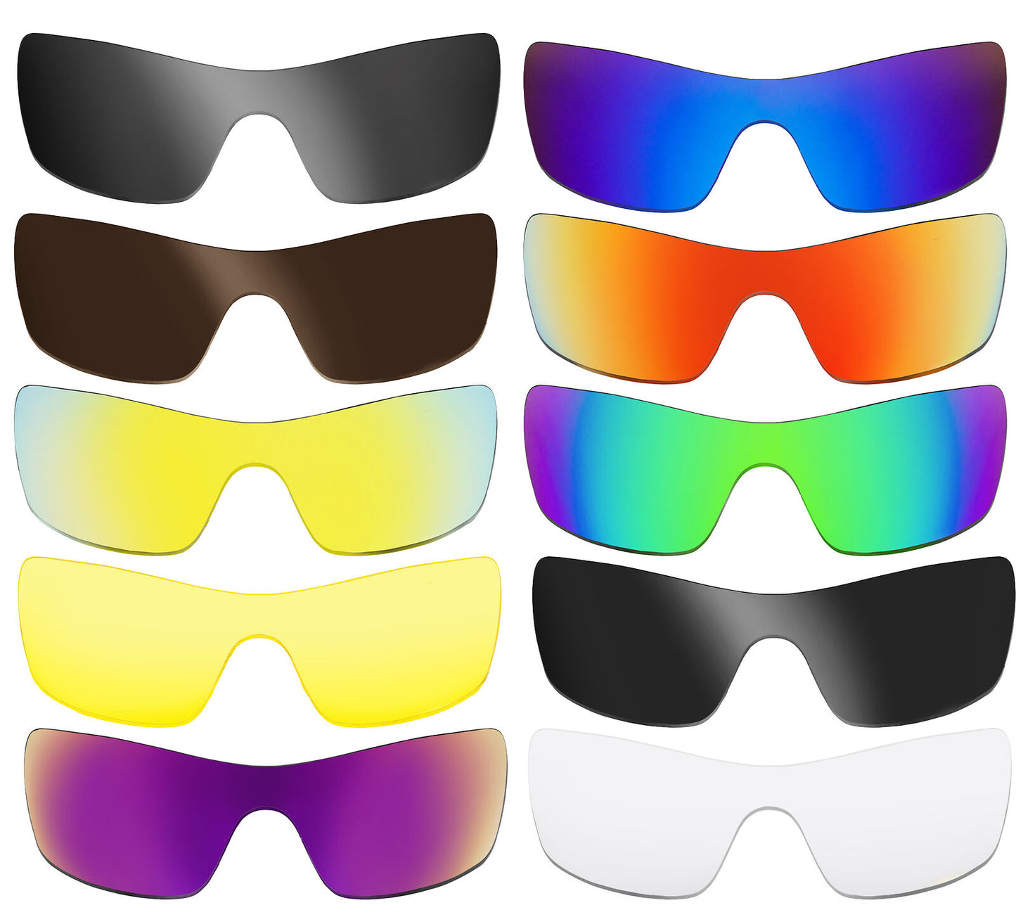LenSwitch Replacement Lenses for Oakley Antix Sunglasses Multi-Color