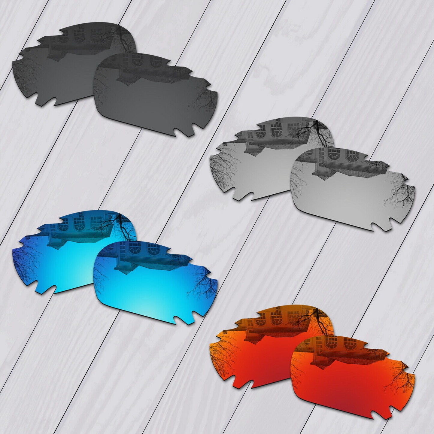 POLARIZED Replacement Lenses For-Oakley Jawbone Vented Anti-Scratch