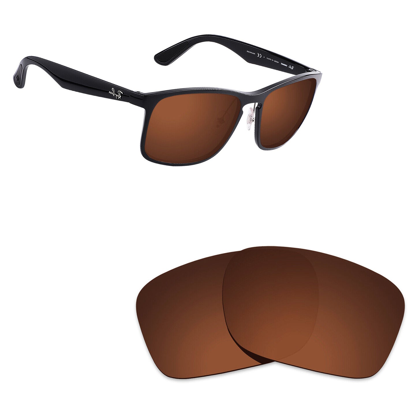 Hawkry Polarized Replacement Lens for-RayBan RB4264-58 Sunglass - Options