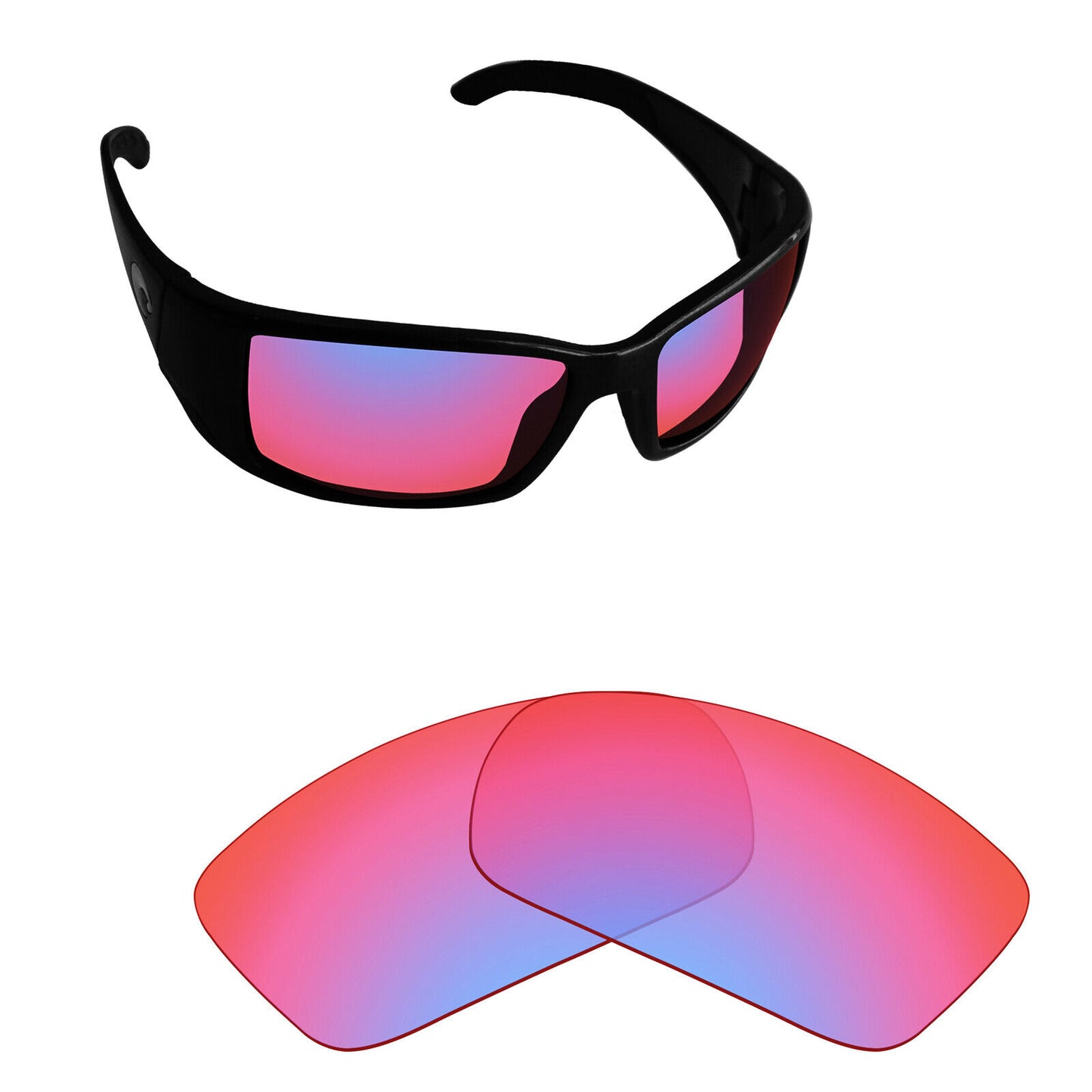 Hawkry Polarized Replacement Lenses for-Costa Blackfin Sunglass - Options