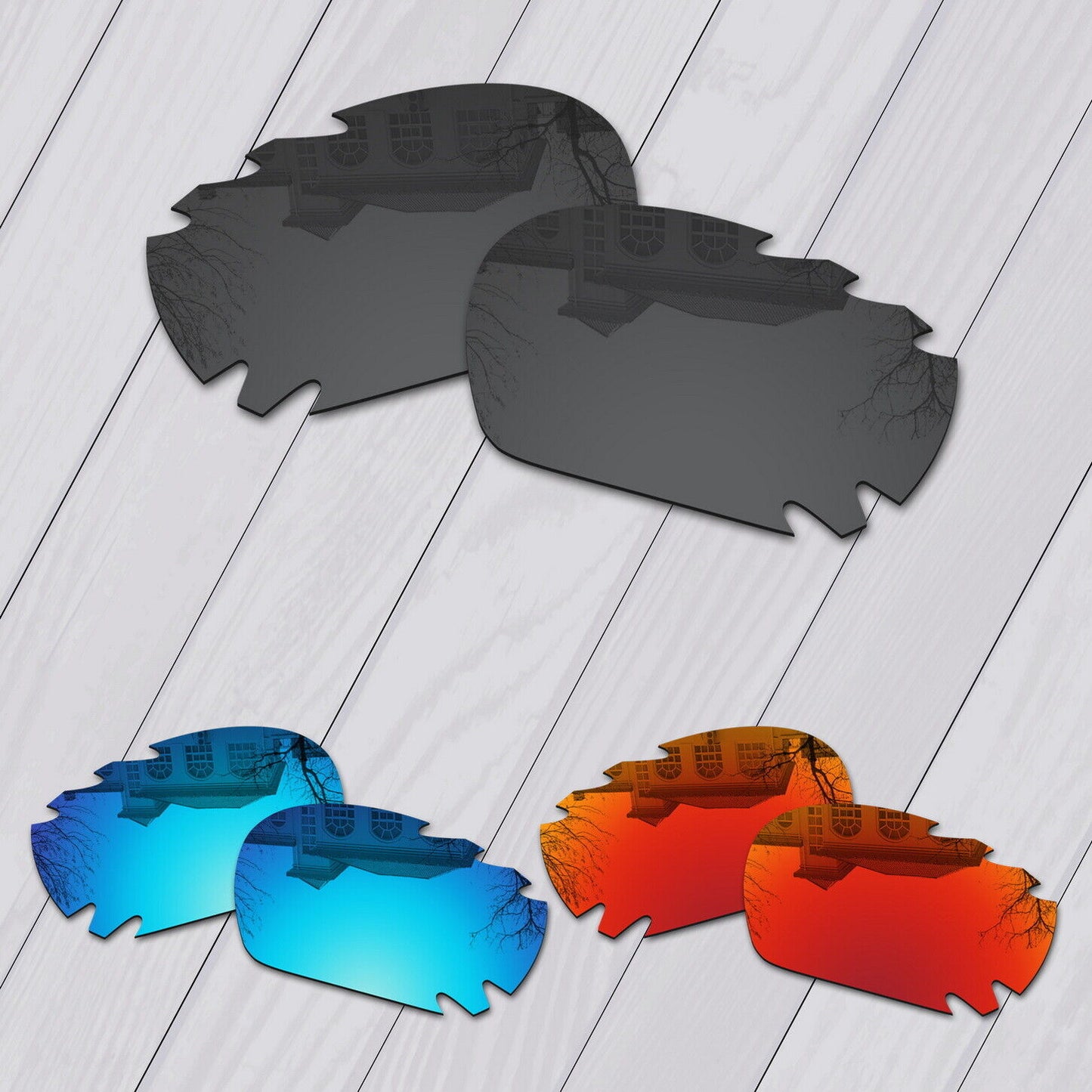 POLARIZED Replacement Lenses For-Oakley Jawbone Vented Anti-Scratch