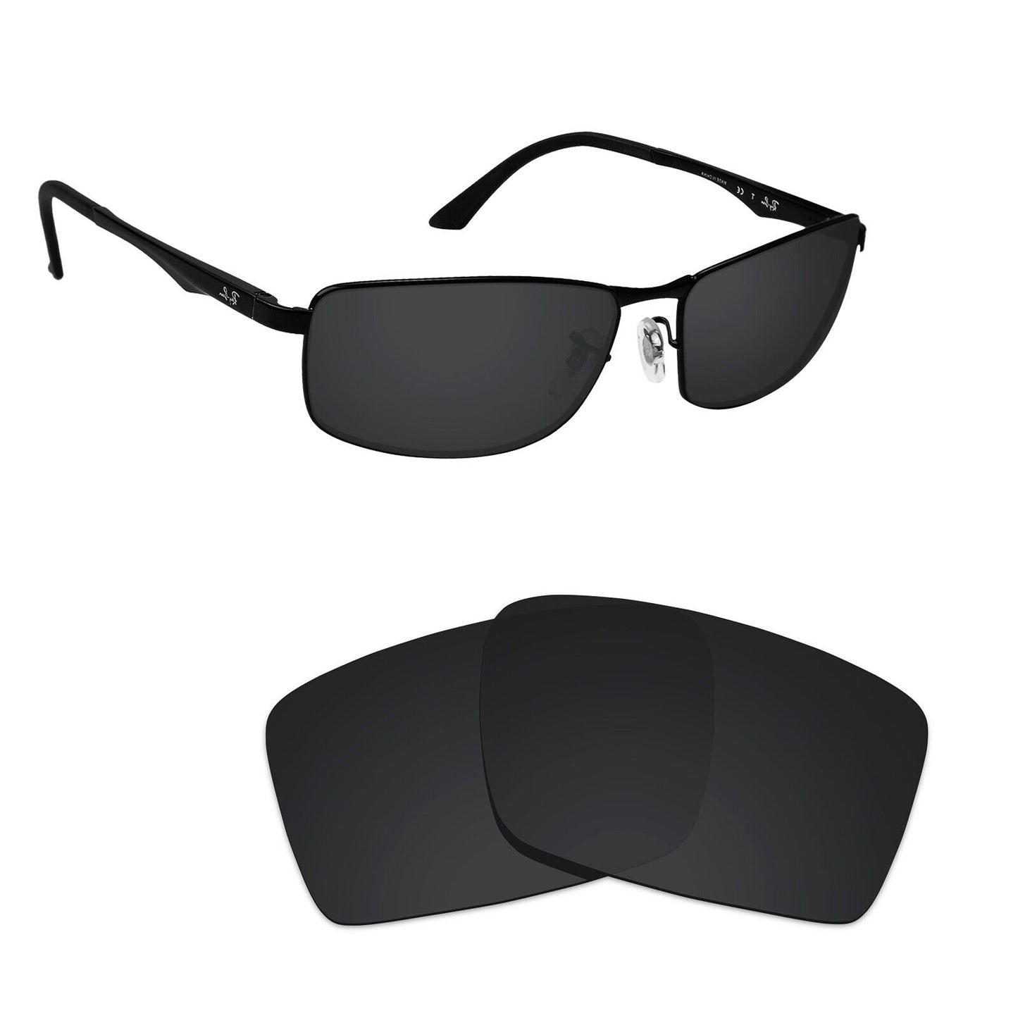 Hawkry Polarized Replacement Lenses for - RayBan-RB3498-61 Sunglass - Multiple