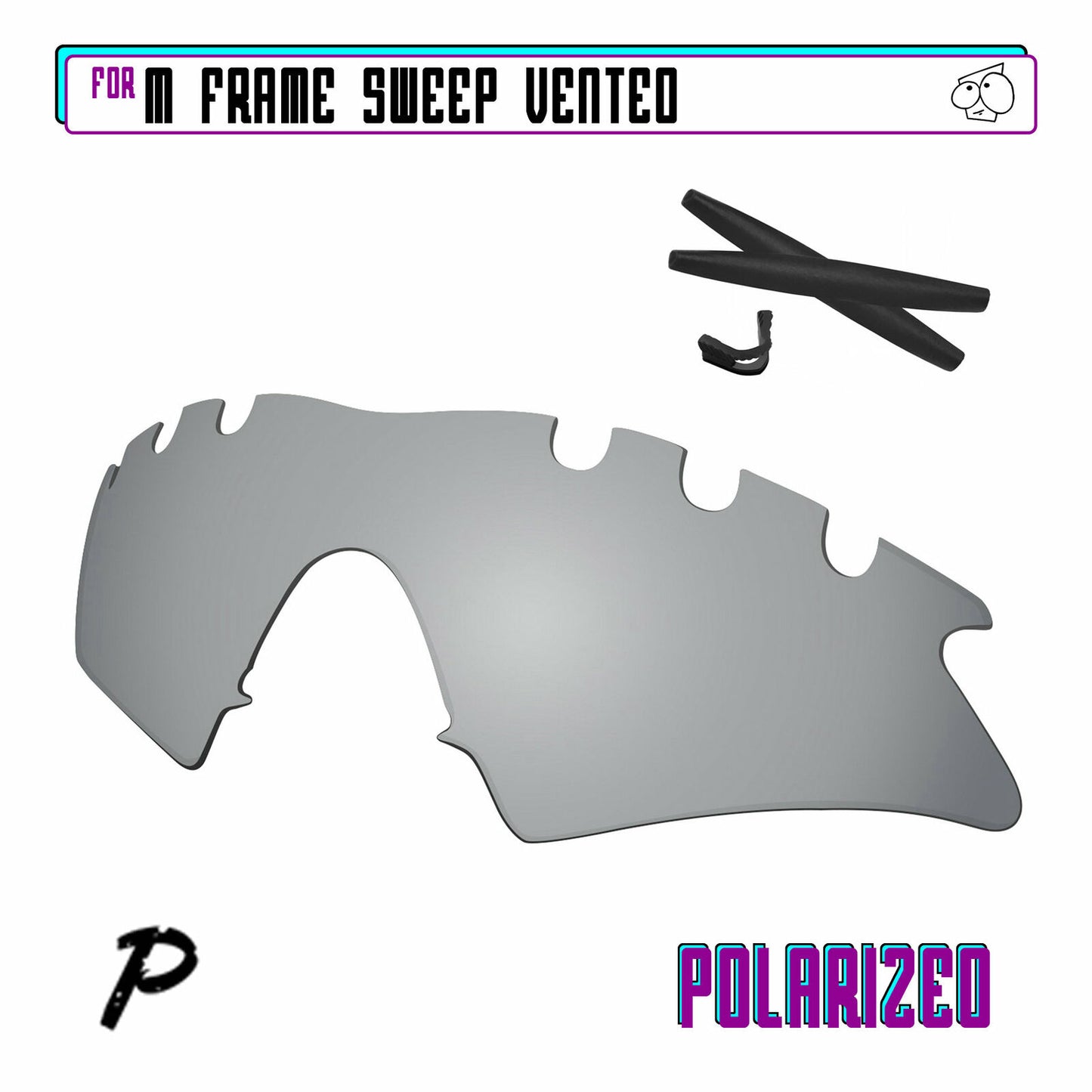POLARIZED Replacement Lenses & Kit For-Oakley M Frame Sweep Vented Anti-Scratch