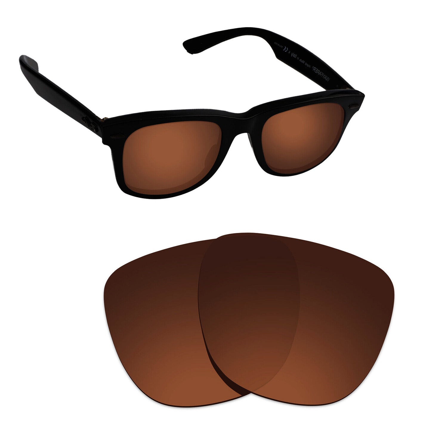 Hawkry Polarized Replacement Lenses for - RayBan-RB2140-50 Sunglass - Multiple