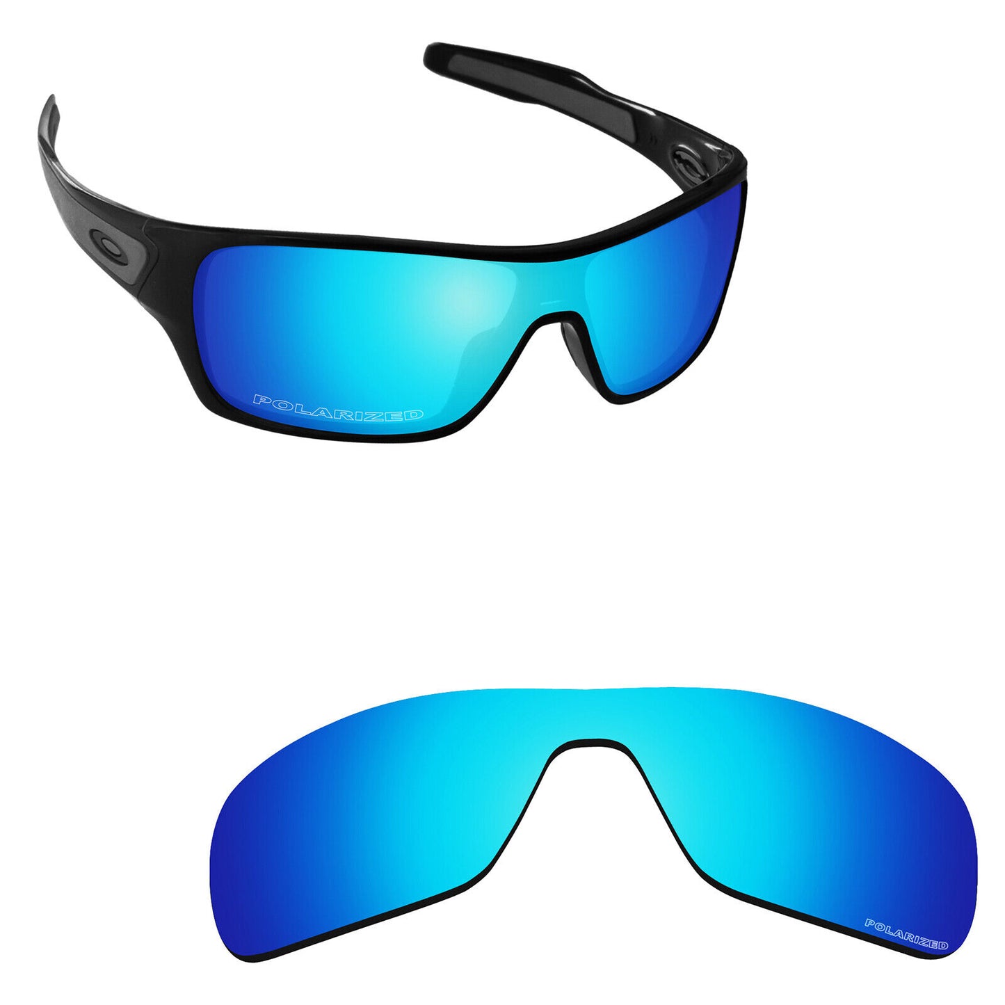 Hawkry Polarized Replacement Lenses for-Oakley Turbine Rotor OO9307 - Options