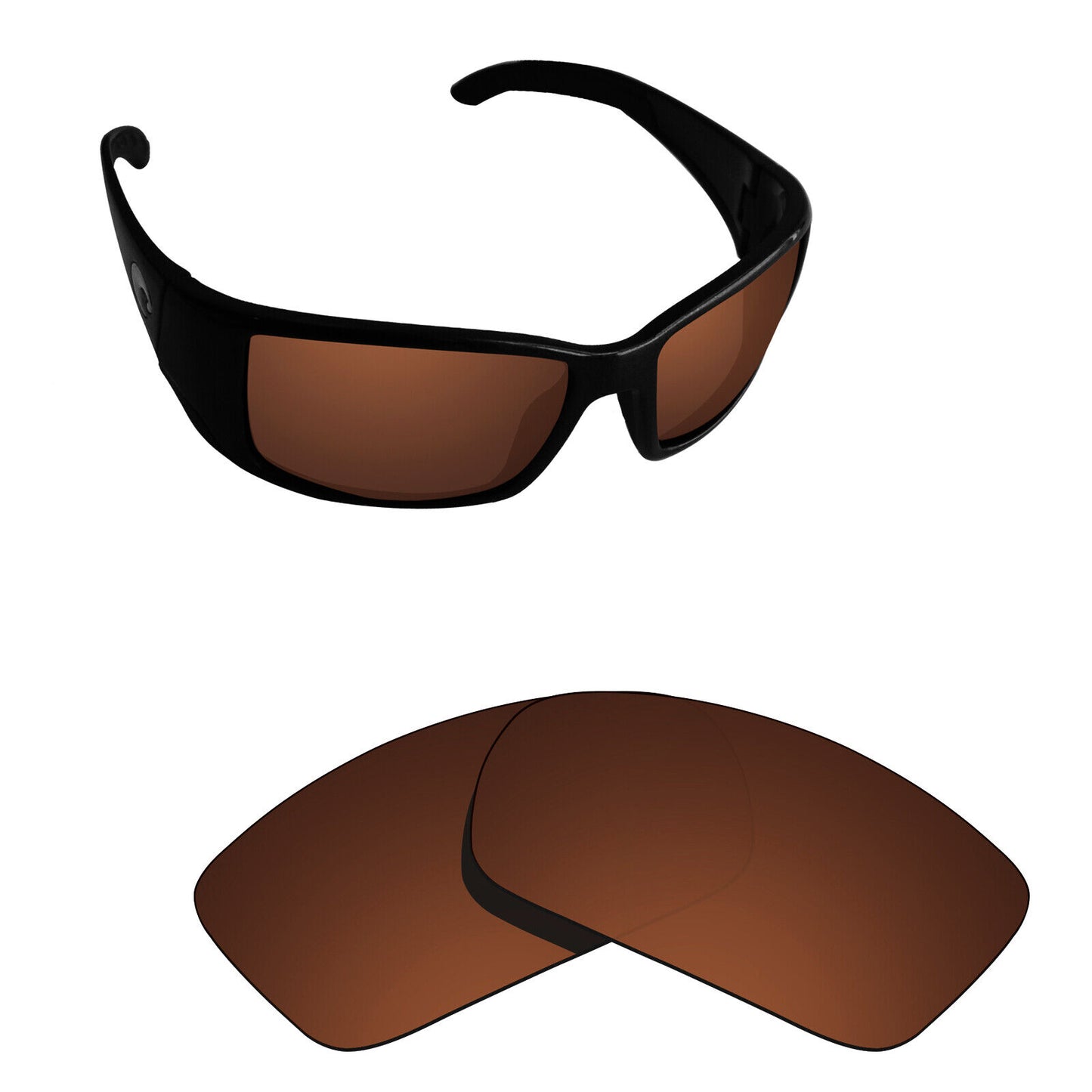 Hawkry Polarized Replacement Lenses for-Costa Blackfin Sunglass - Options