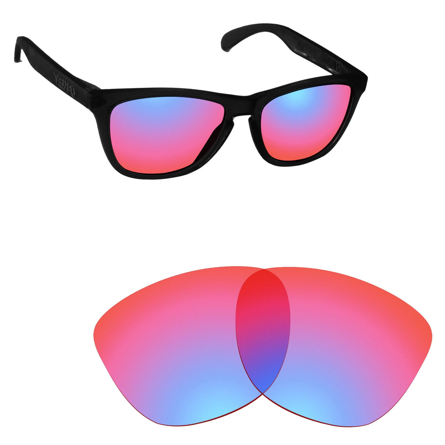 Hawkry Polarized Replacement Lenses for-Oakley Frogskins OO9013 - Multiple