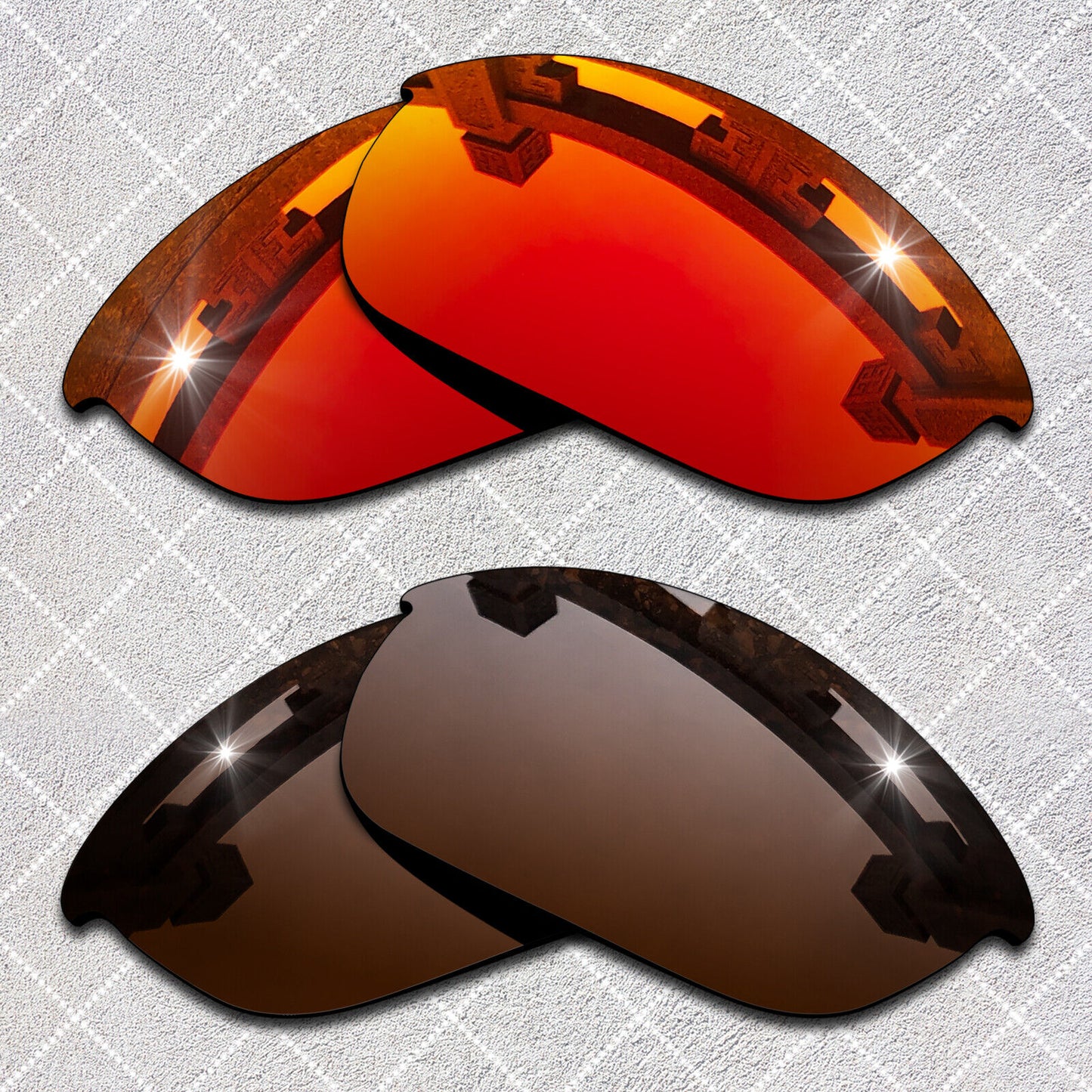 HeyRay Replacement Lenses for Half Jacket Sunglasses Polarized - Options