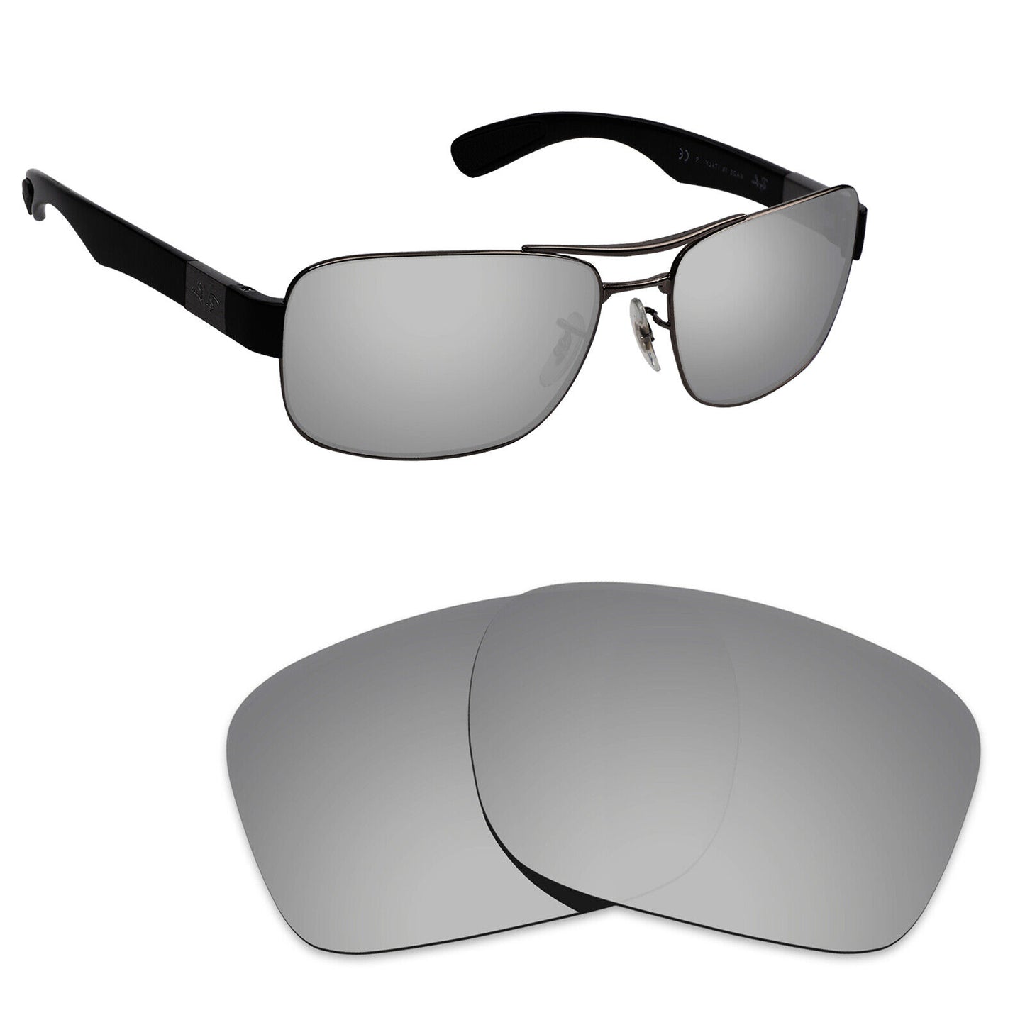 Hawkry Polarized Replacement Lenses for - RayBan-RB3522-61 Sunglass - Multiple