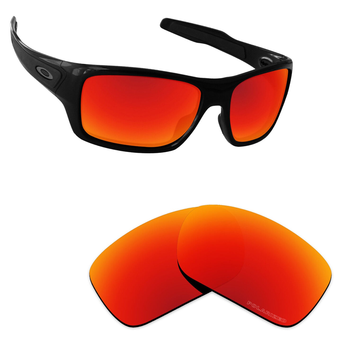 Hawkry Polarized Replacement Lens for-Oakley Turbine OO9263 Sunglass - Multiple