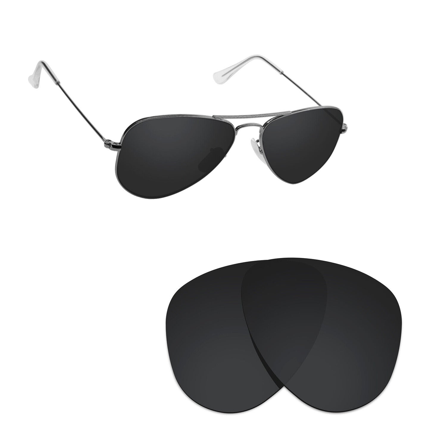 Hawkry Polarized Replacement Lenses for - RayBan-RB3044-52 Sunglass - Multiple