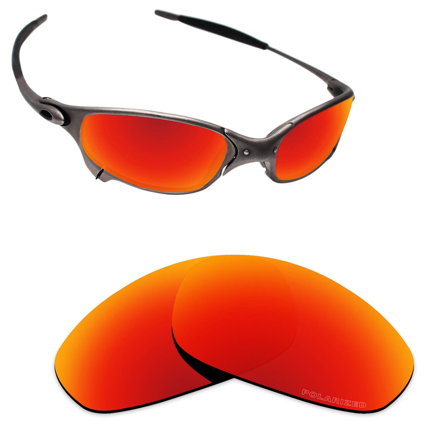 Hawkry Polarized Replacement Lenses for-Oakley Juliet Sunglass - Multiple