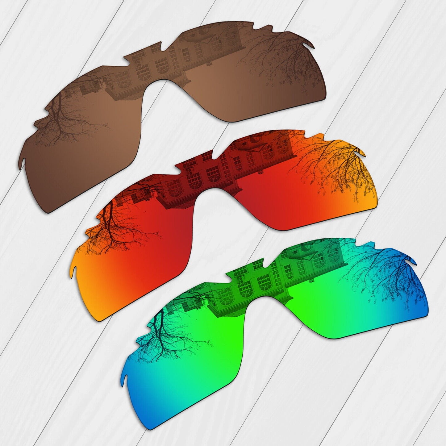 POLARIZED Replacement Lens&Kit For-Oakley Radarlock XL Vented OO9196 Options