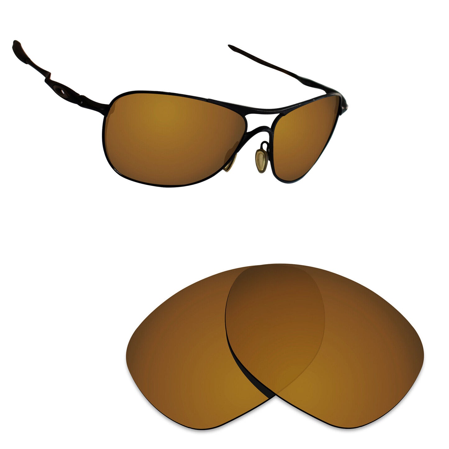 Hawkry Polarized Replacement Lens for-Oakley Crosshair New 2012 Sunglass