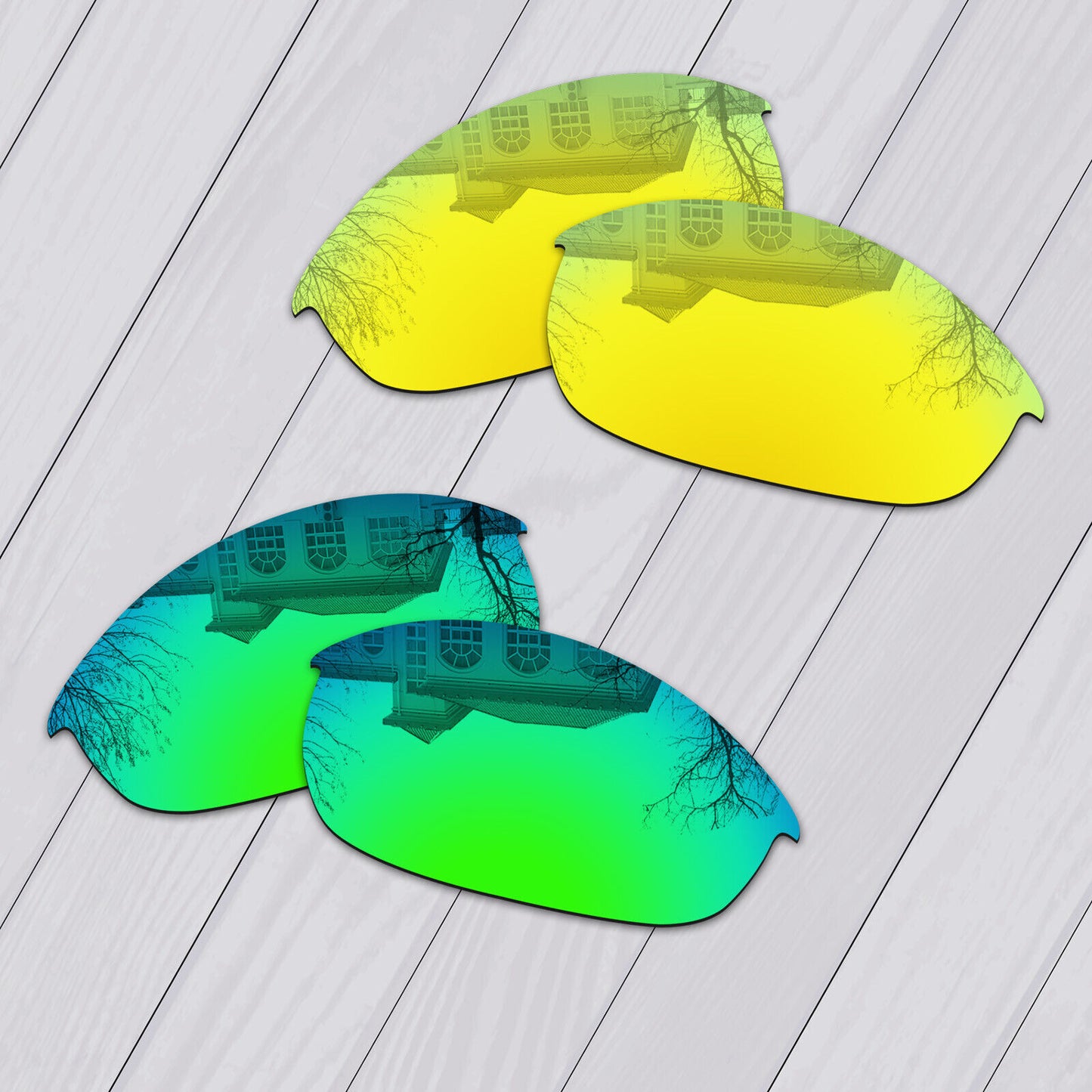 POLARIZED Replacement Lenses For-Oakley Half Jacket Sunglasses Anti-Scratch