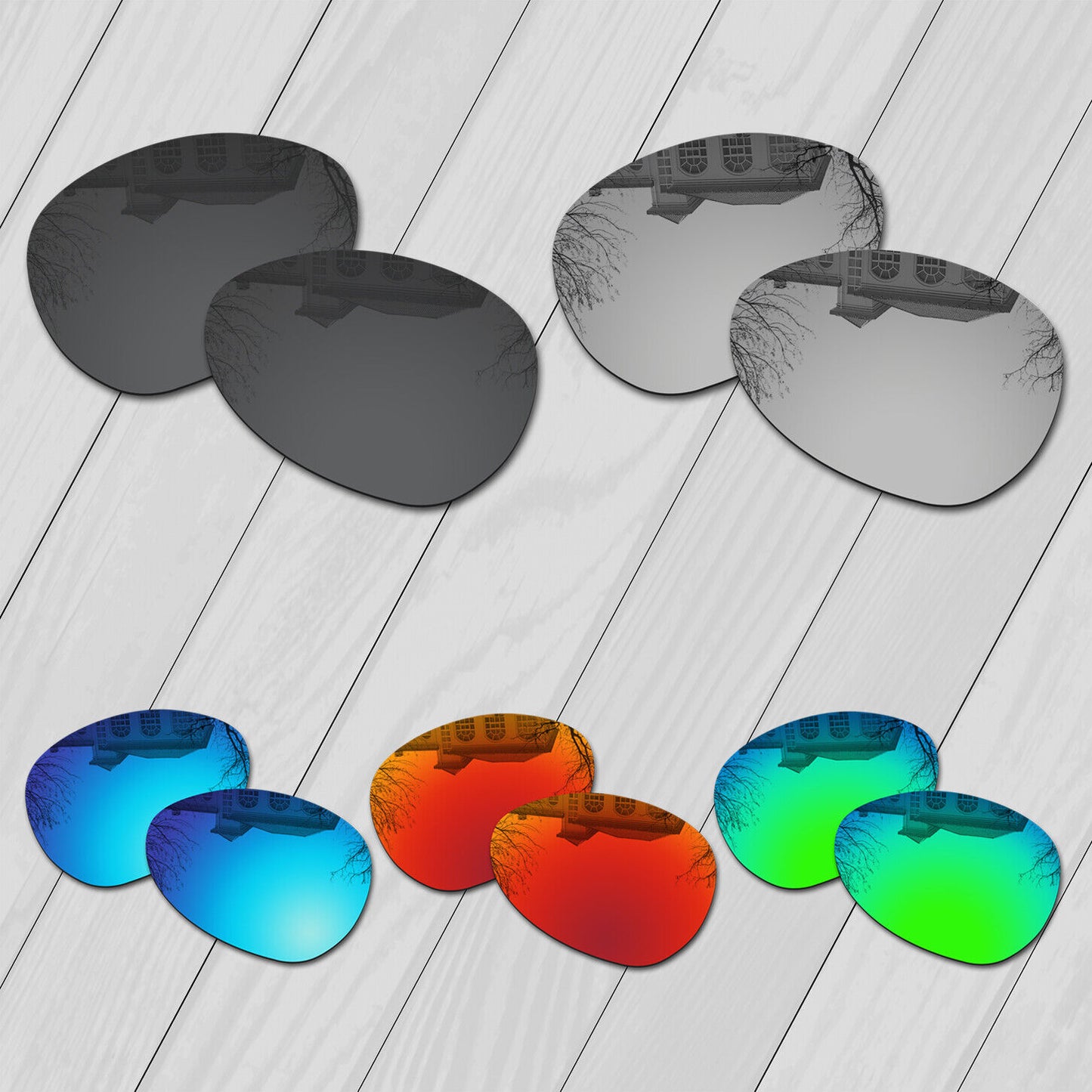 POLARIZED Replacement Lot Lens & Nosepad For-Oakley Crosshair S Sunglass Options