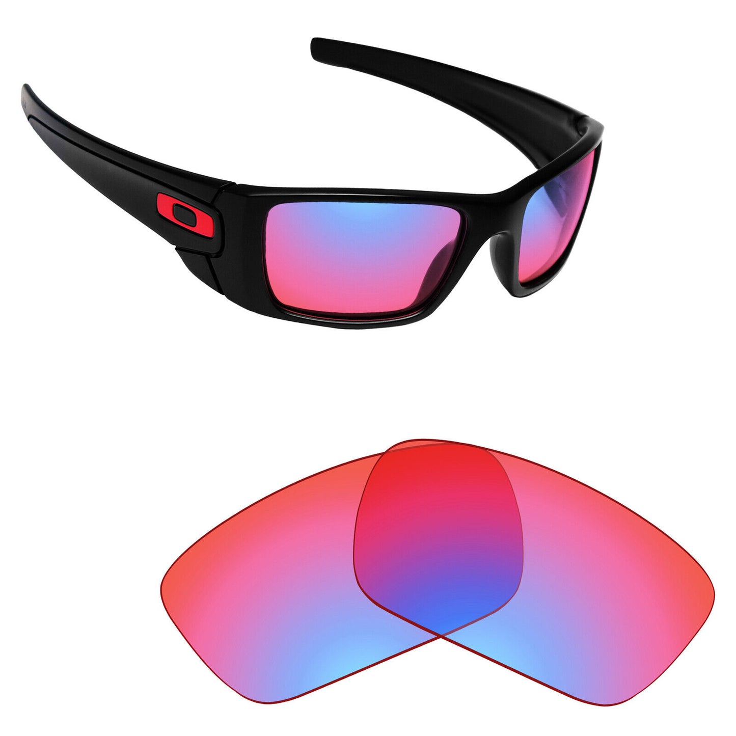 Hawkry Polarized Replacement Lenses for-Oakley Fuel Cell OO9096 - Options